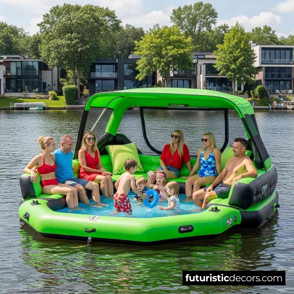 Lake Party Floats With Pools