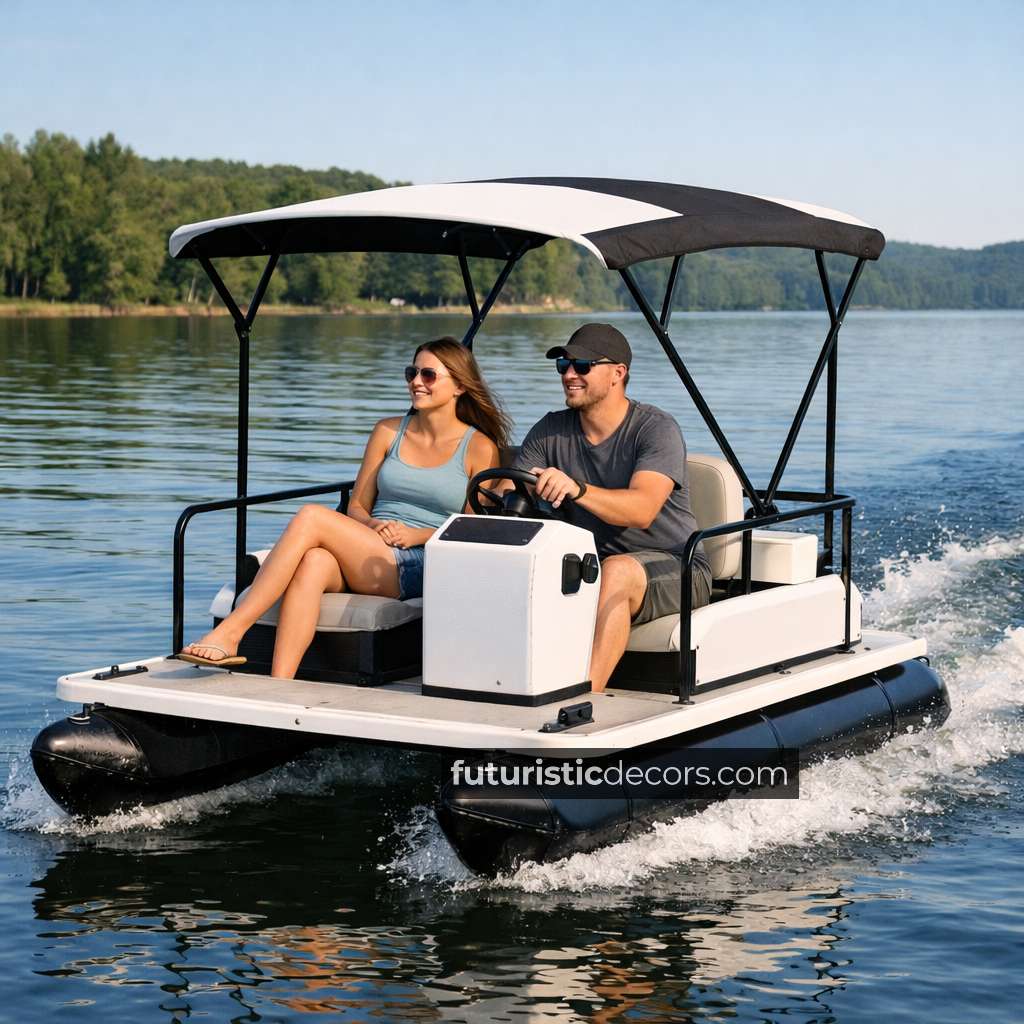 Mini Pontoon Boat