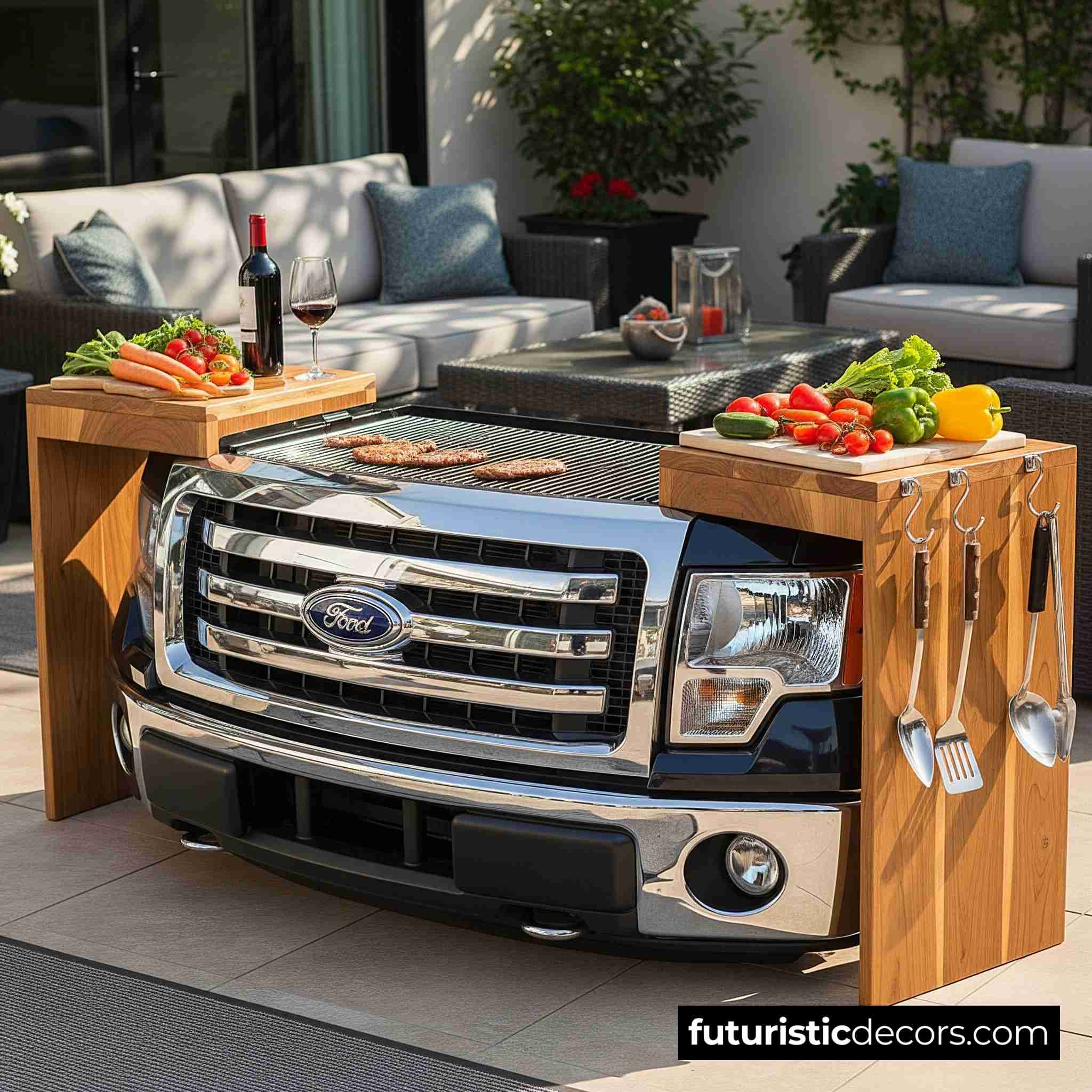 Pickup Truck BBQ Grill