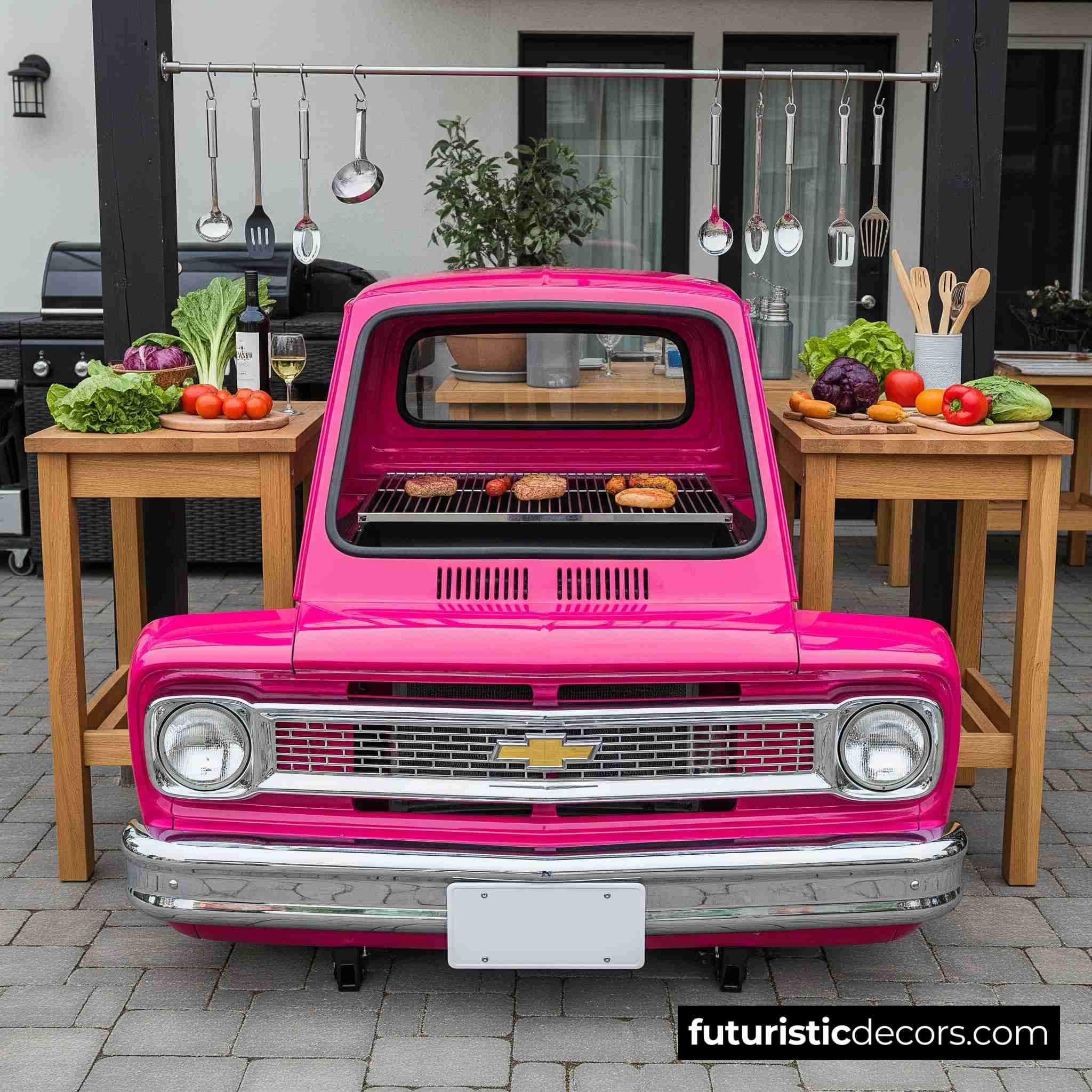 Pickup Truck BBQ Grill