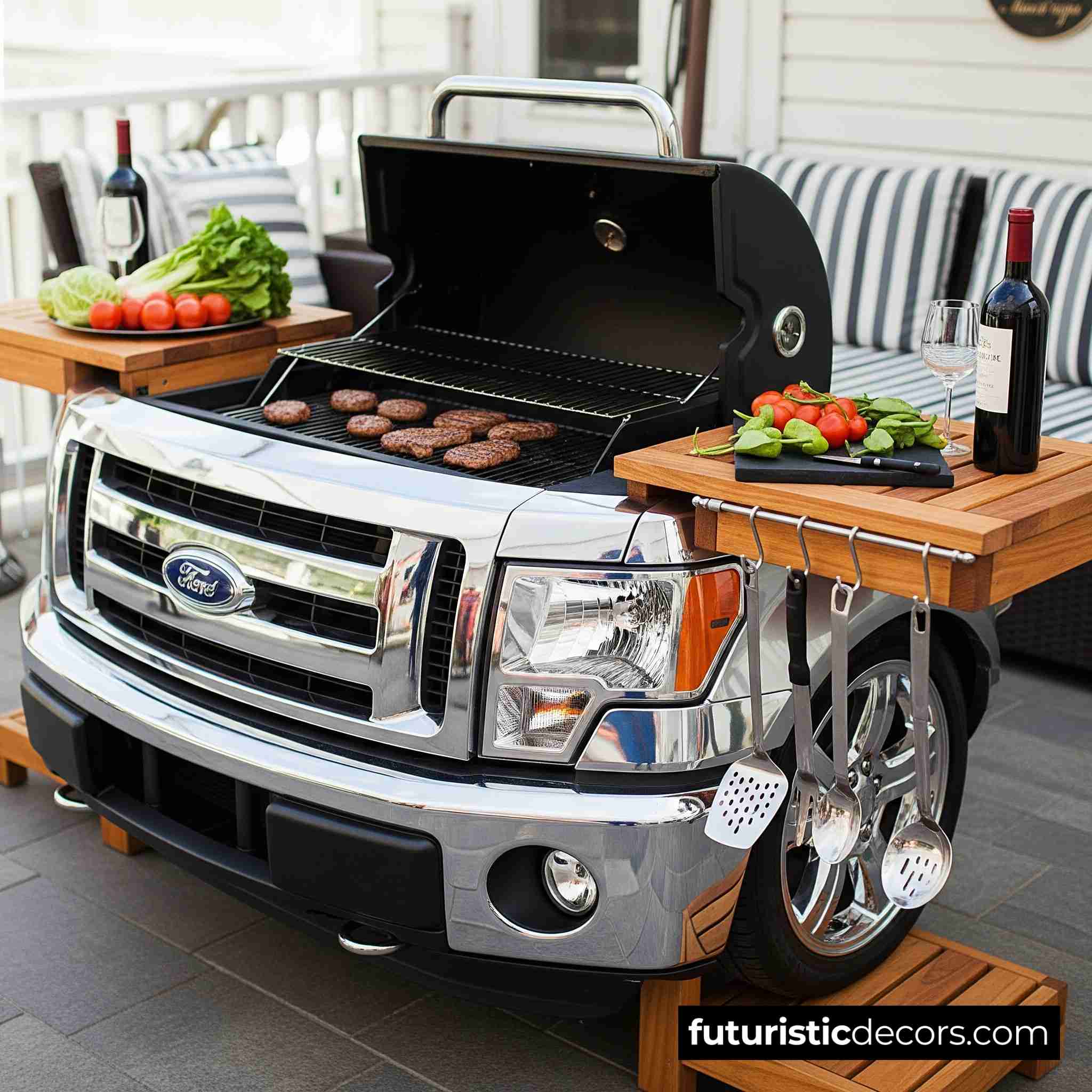 Pickup Truck BBQ Grill
