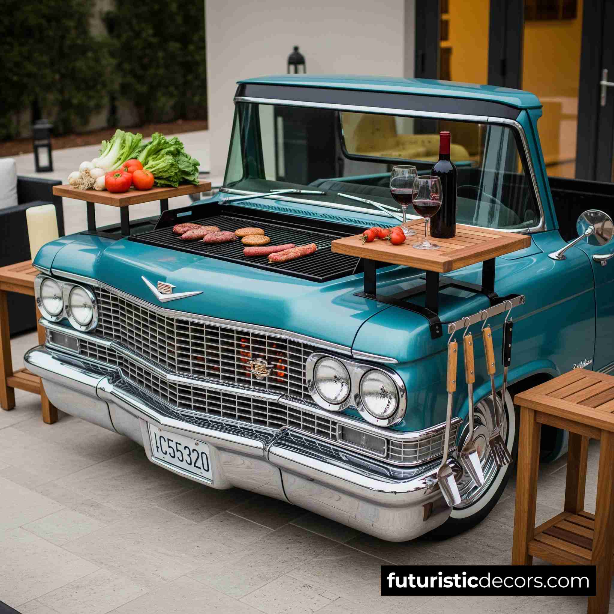 Pickup Truck BBQ Grill
