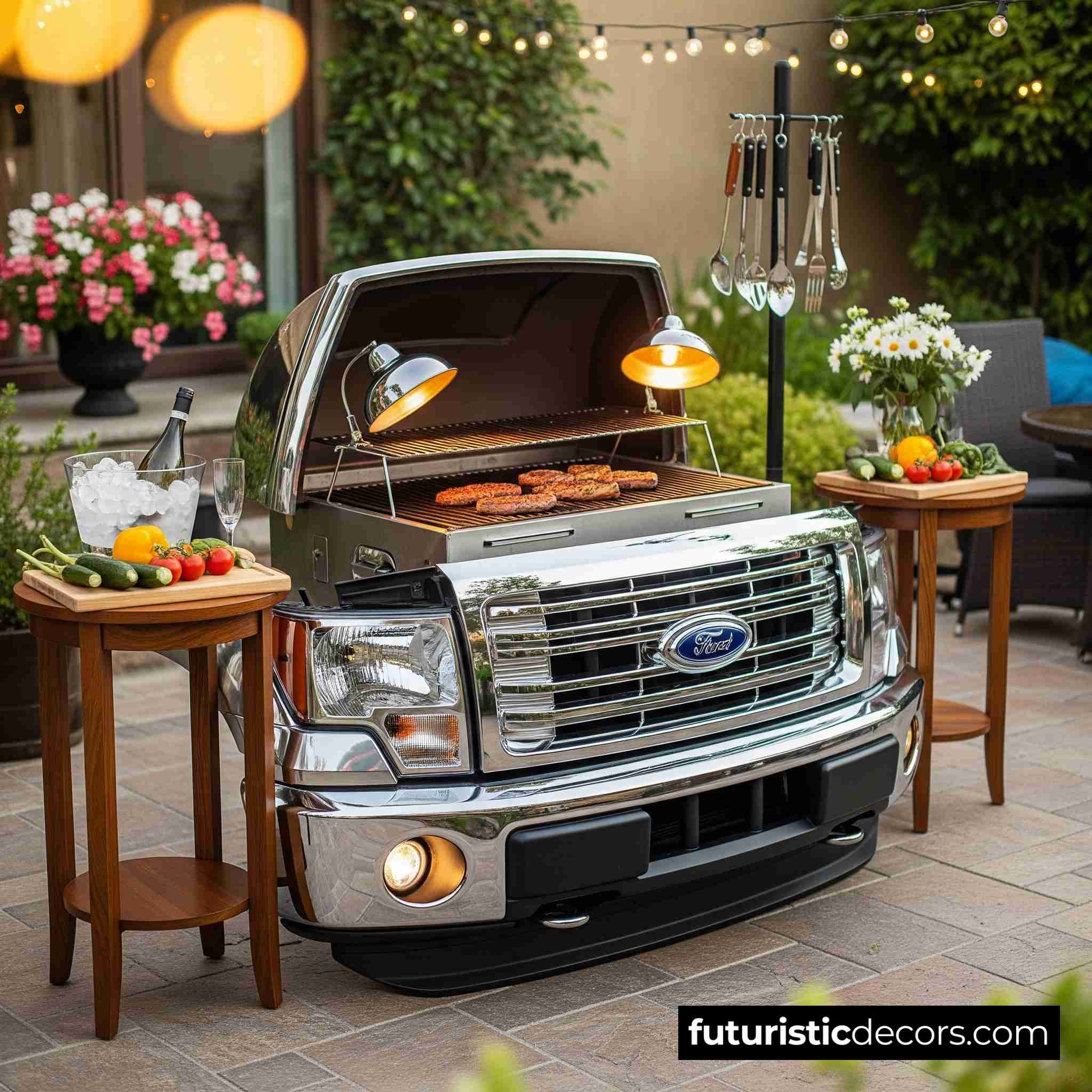Pickup Truck BBQ Grill