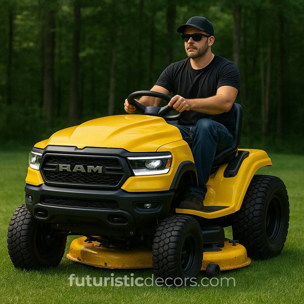 Pickup Truck Lawn Mower