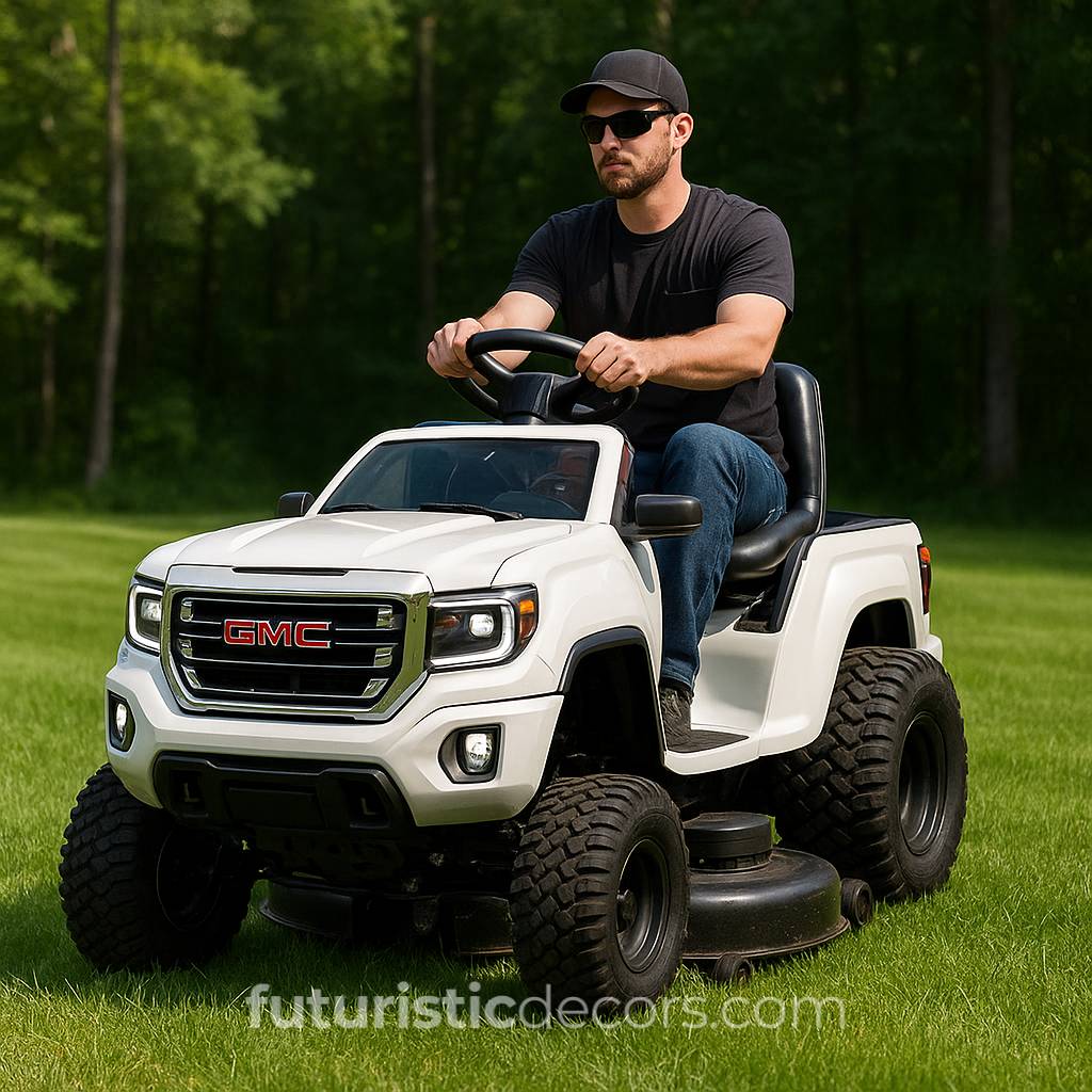 Pickup Truck Lawn Mower