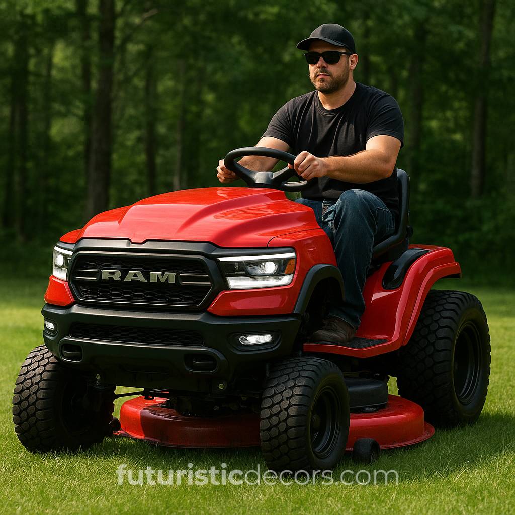 Pickup Truck Lawn Mower