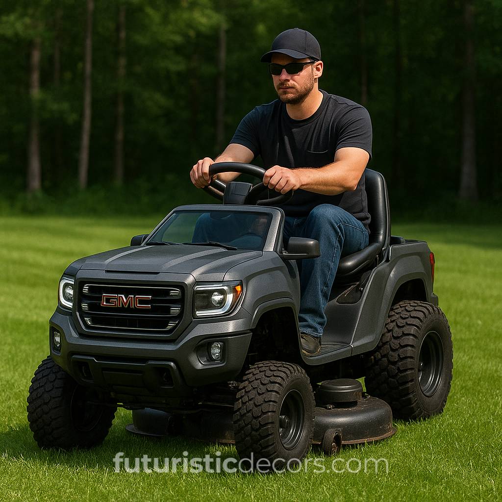 Pickup Truck Lawn Mower