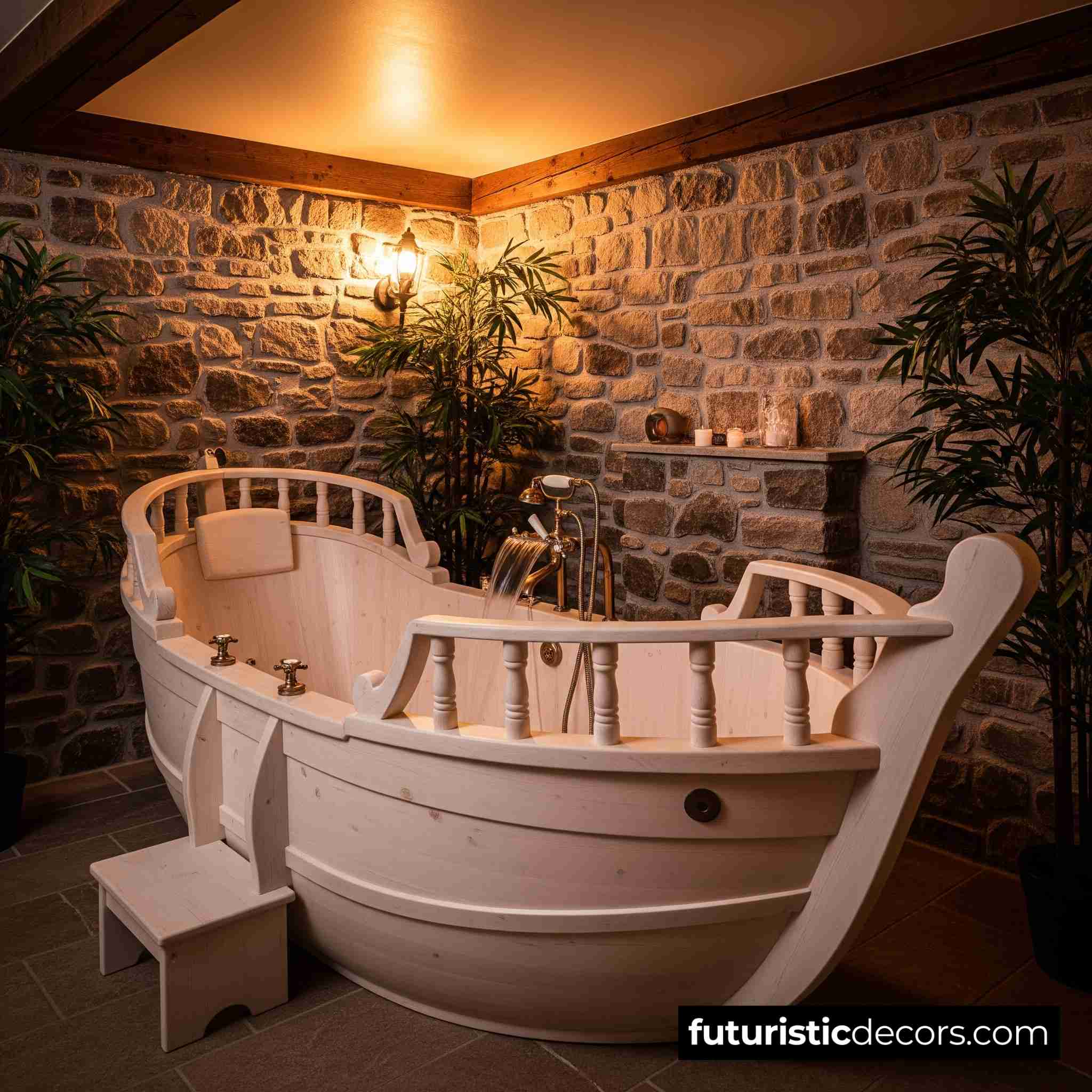 Ship shaped Bathtub