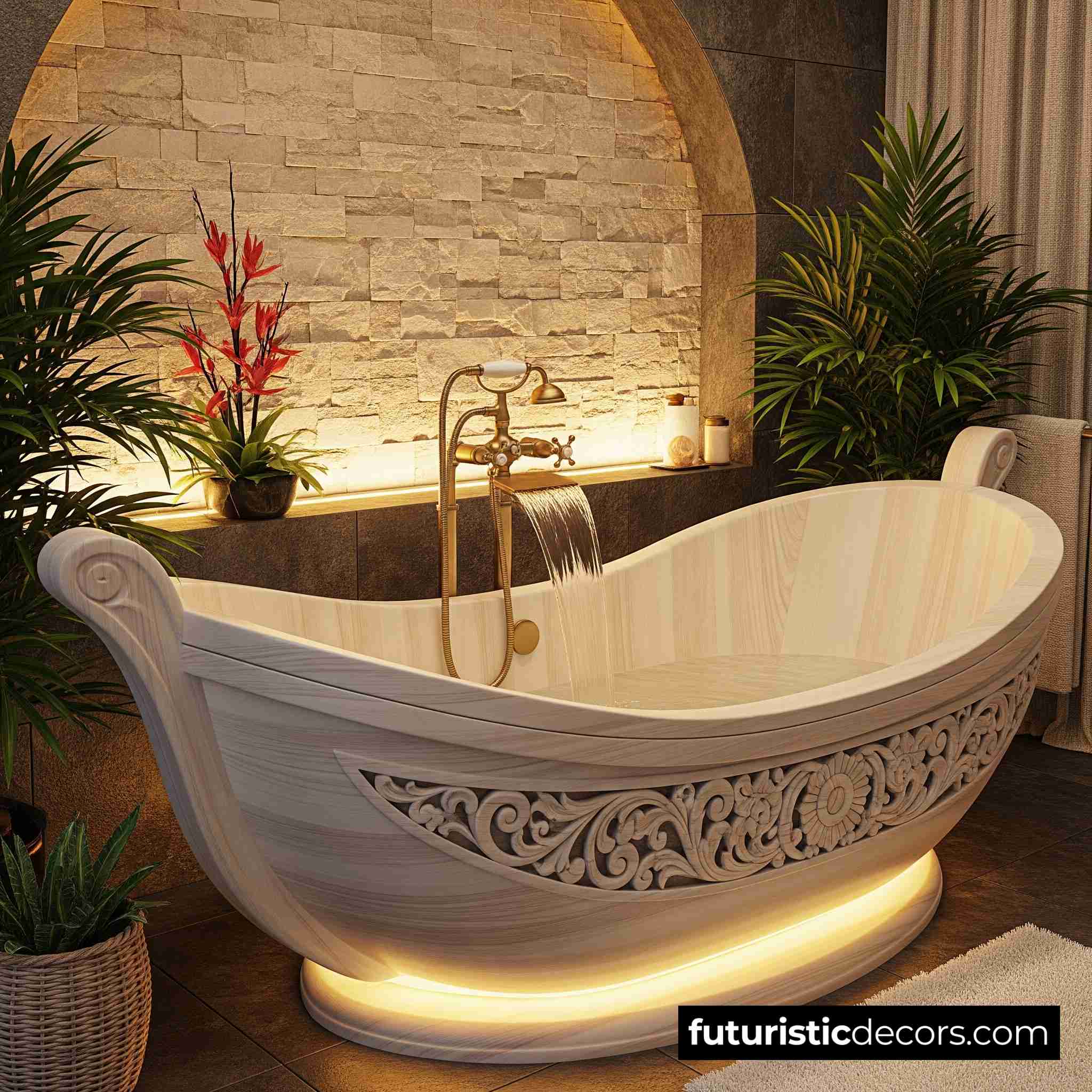 Ship shaped Bathtub