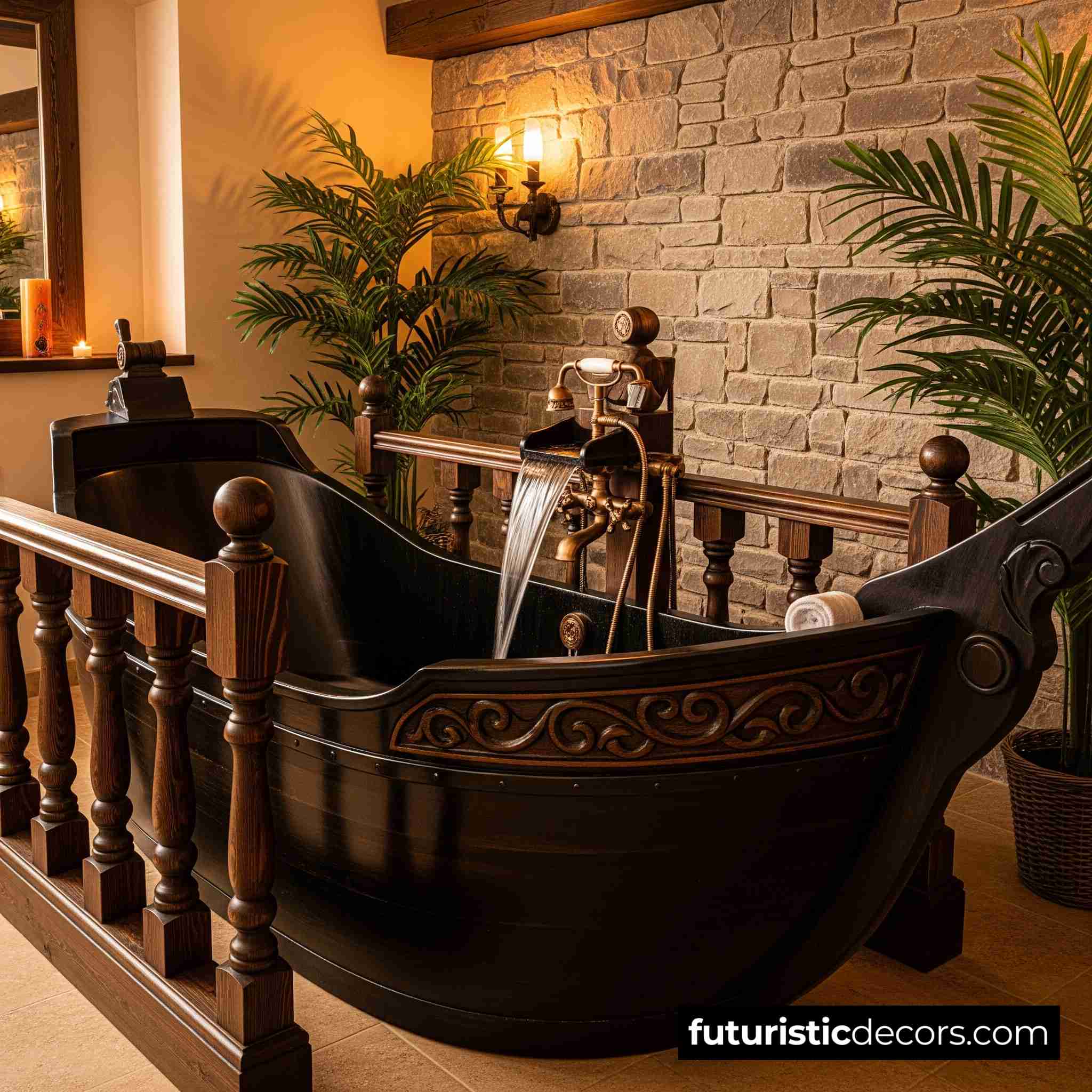 Ship shaped Bathtub