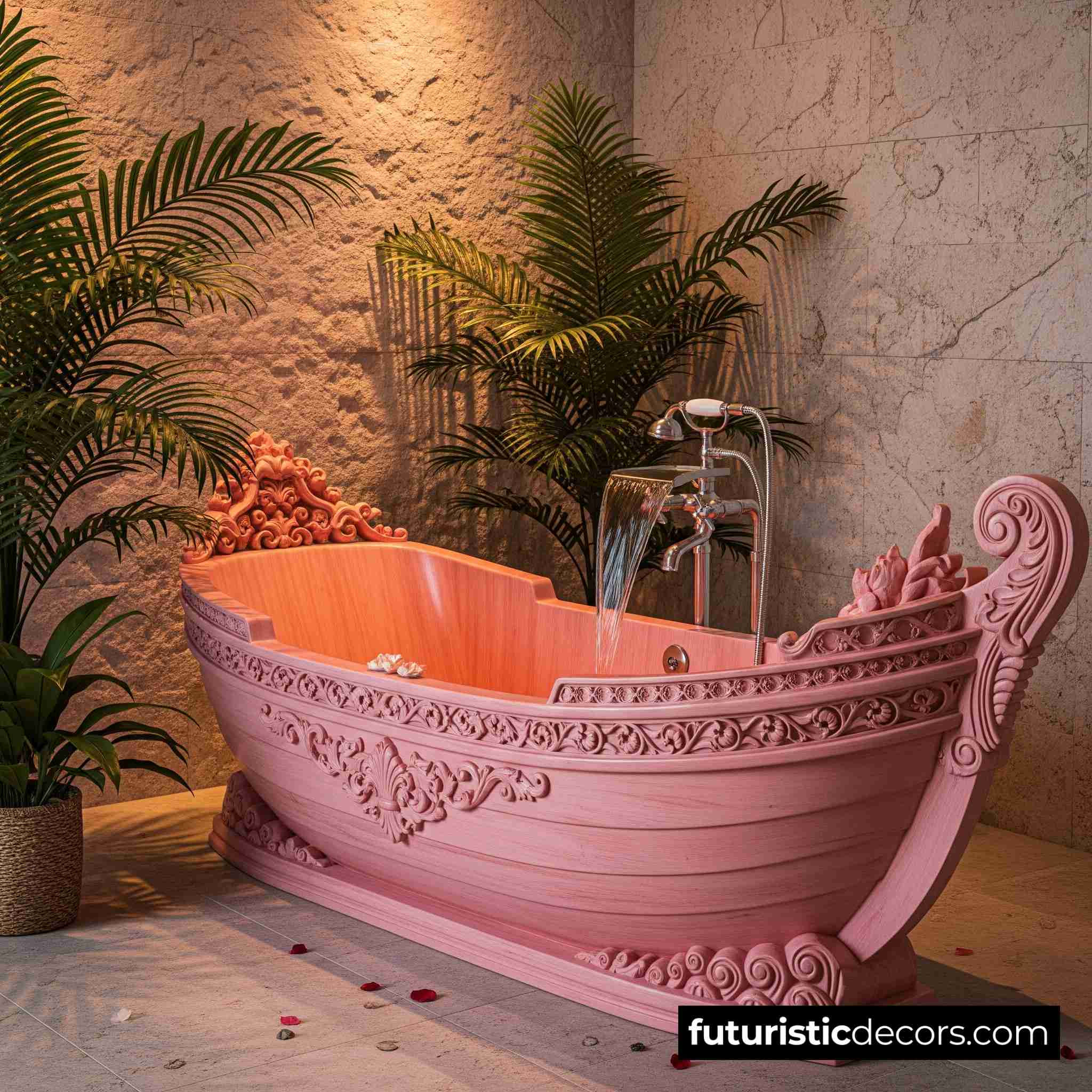 Ship shaped Bathtub