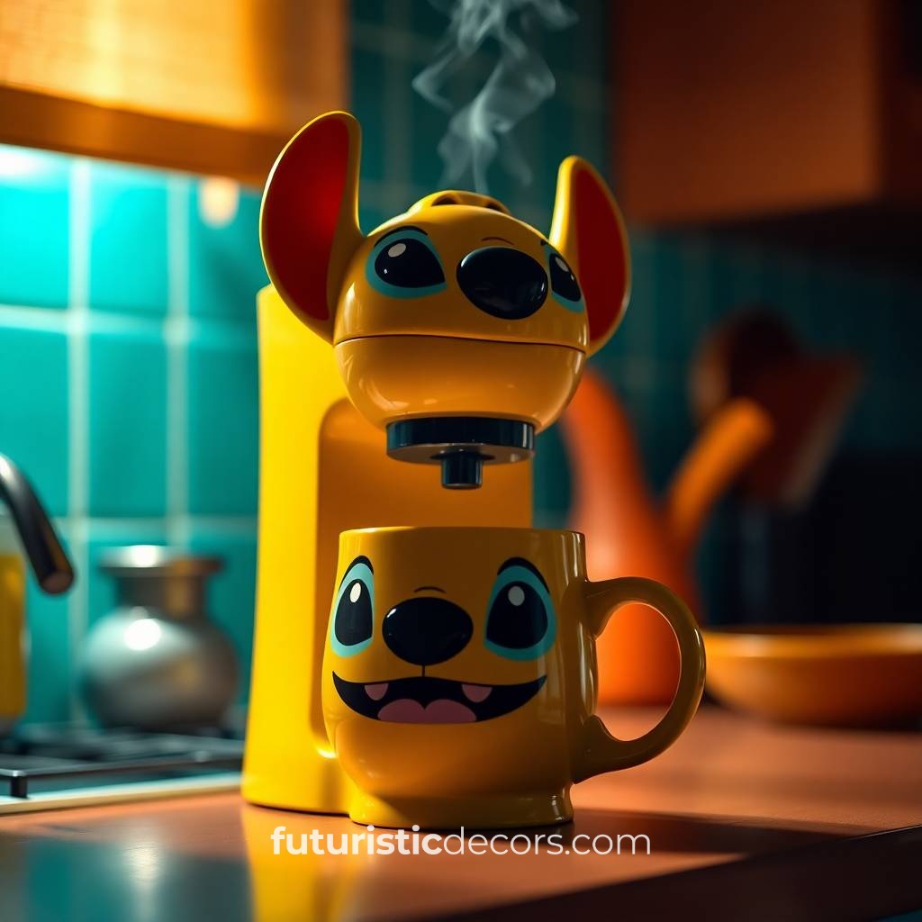 Stitch Coffee Pot