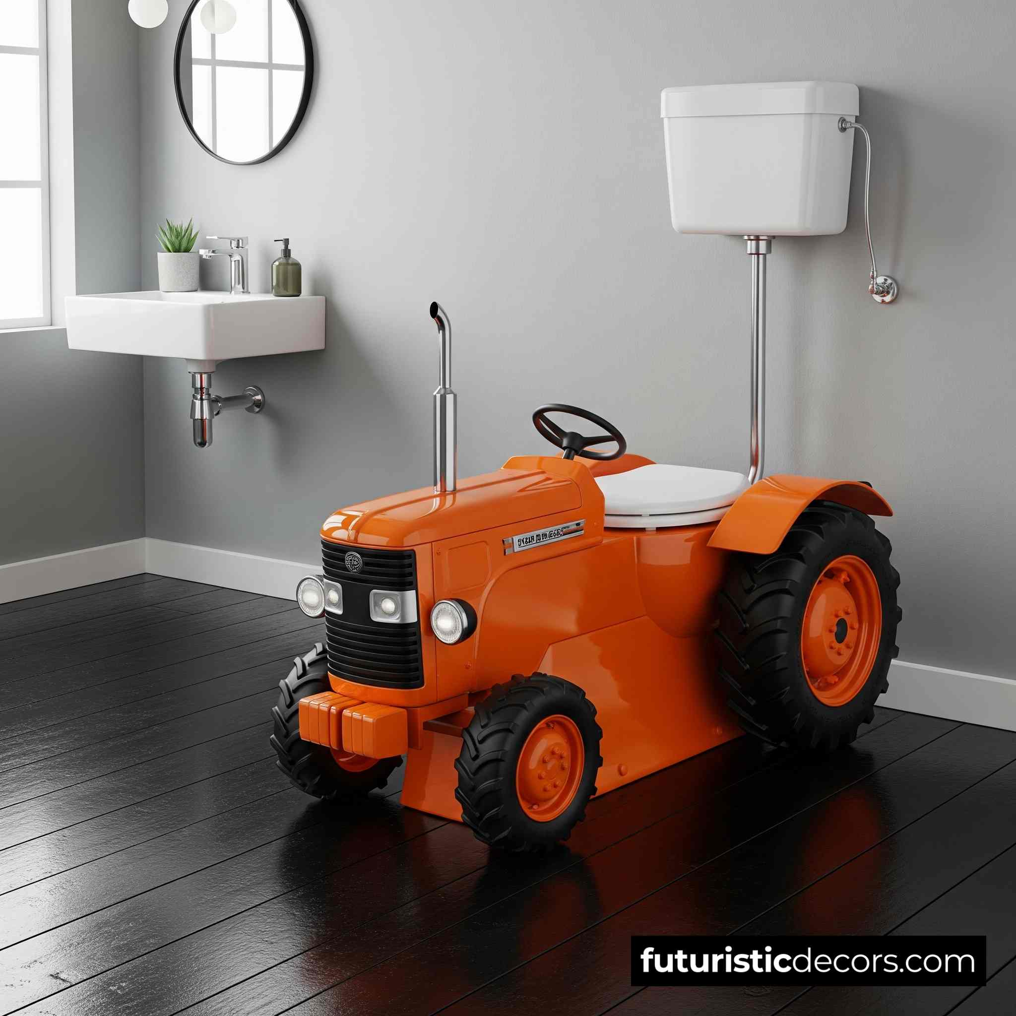 Tractor Toilet