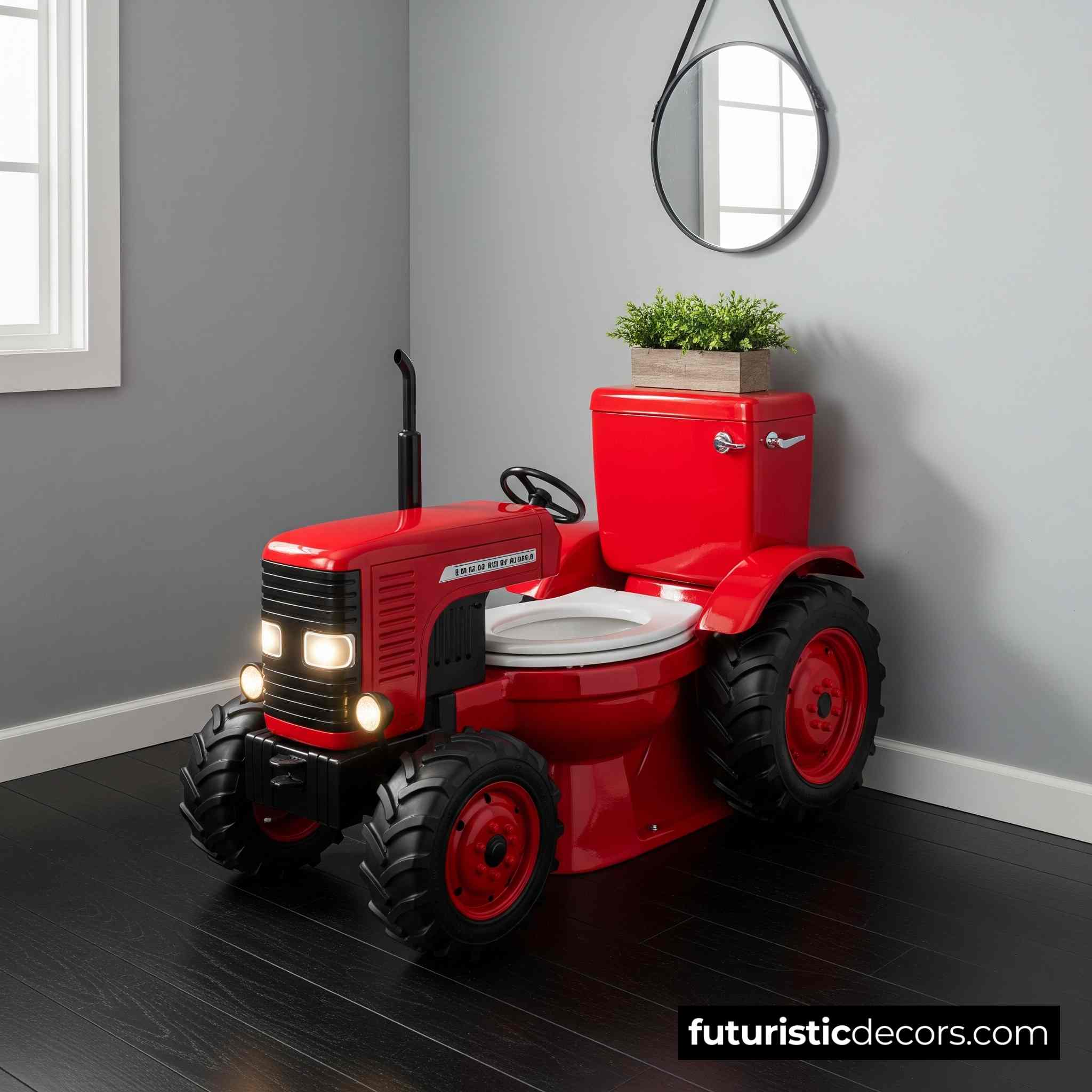 Tractor Toilet