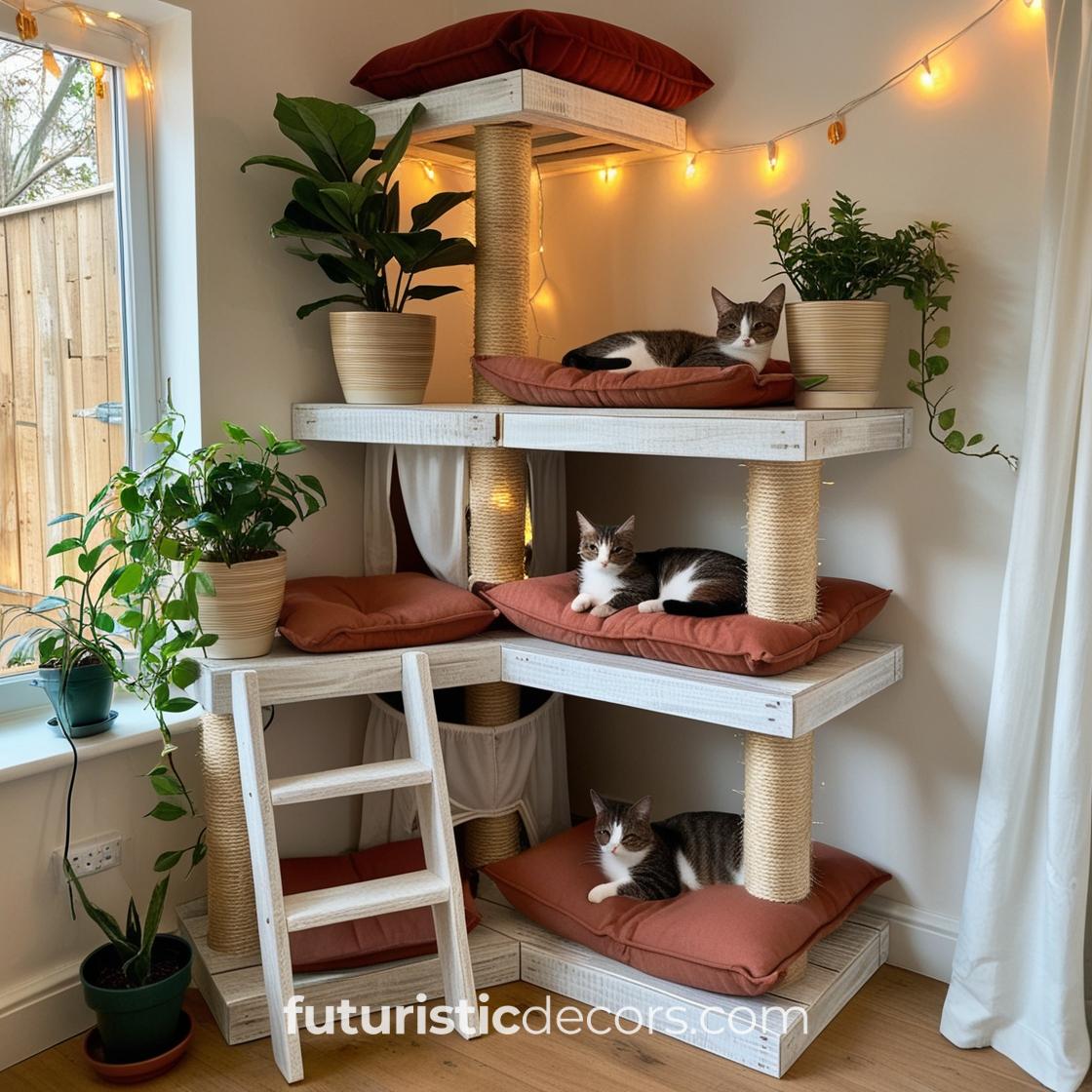 Incredible Corner Cat Tower
