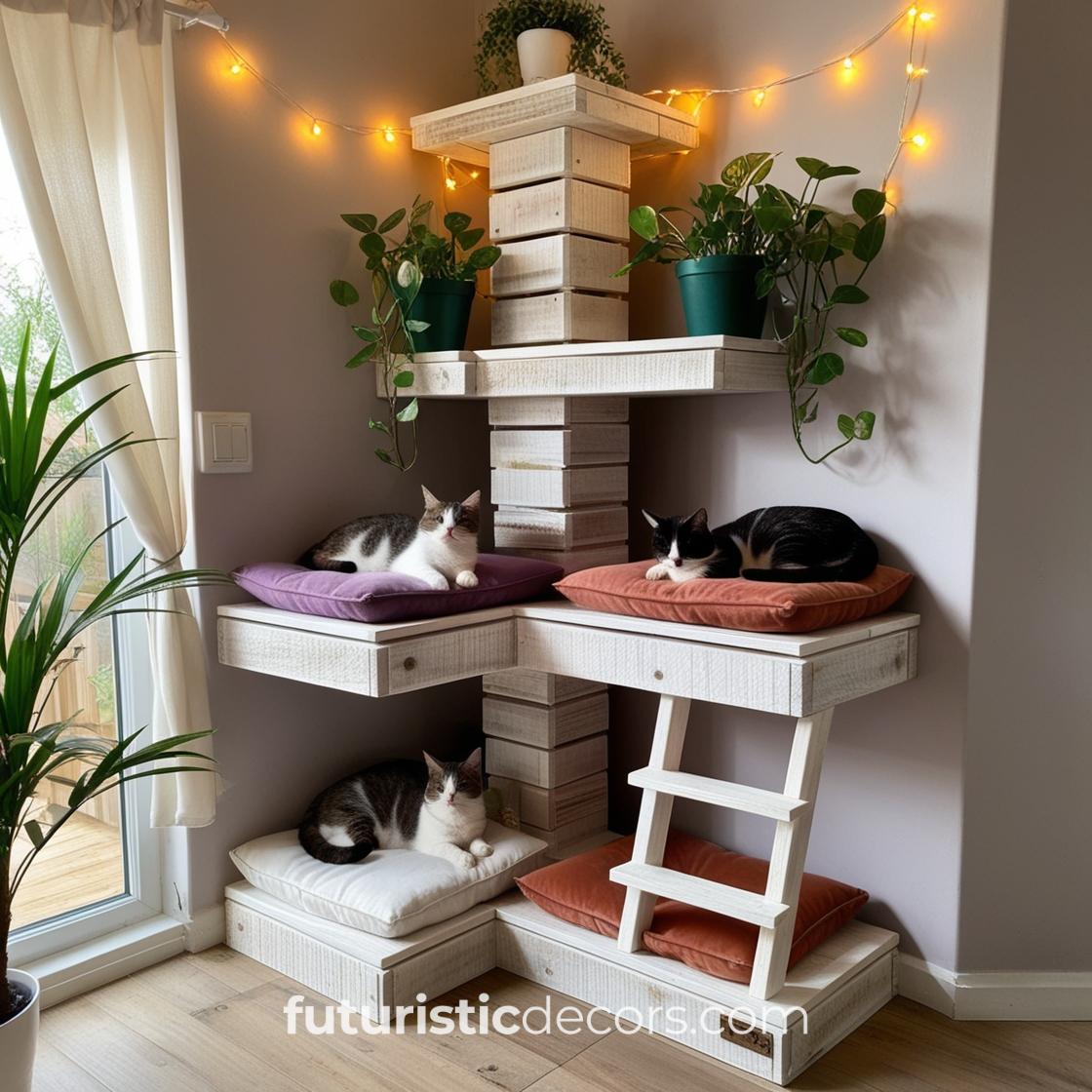 Incredible Corner Cat Tower