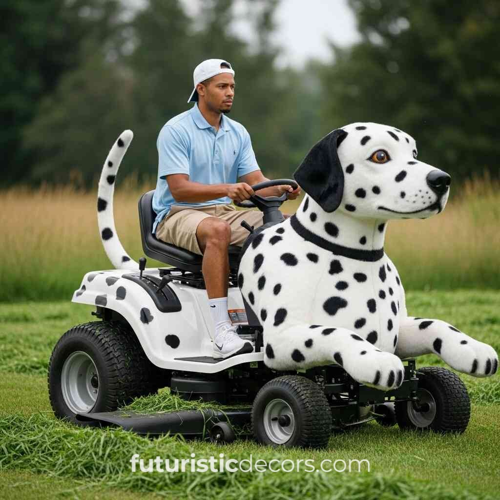 Dog Shaped Lawn Mower