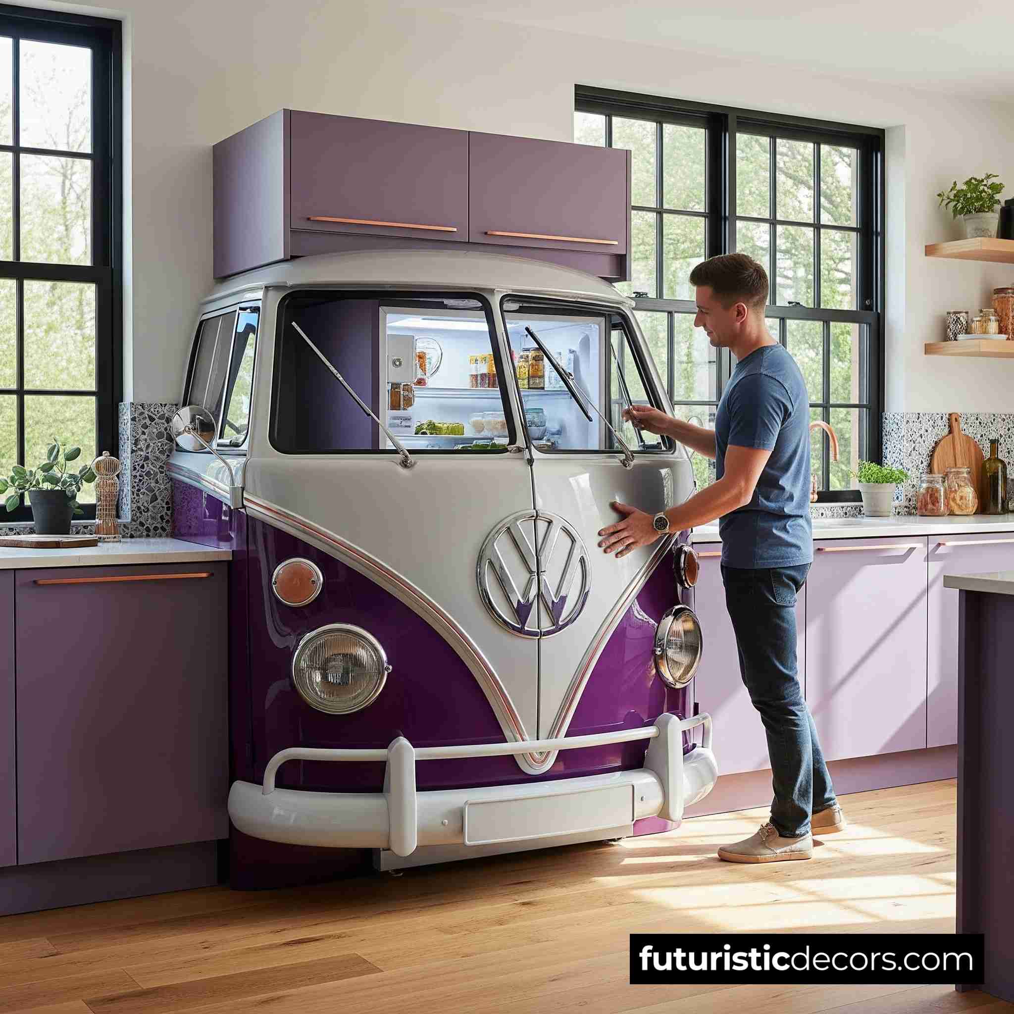 Volkswagen Hippy Bus Refrigerator