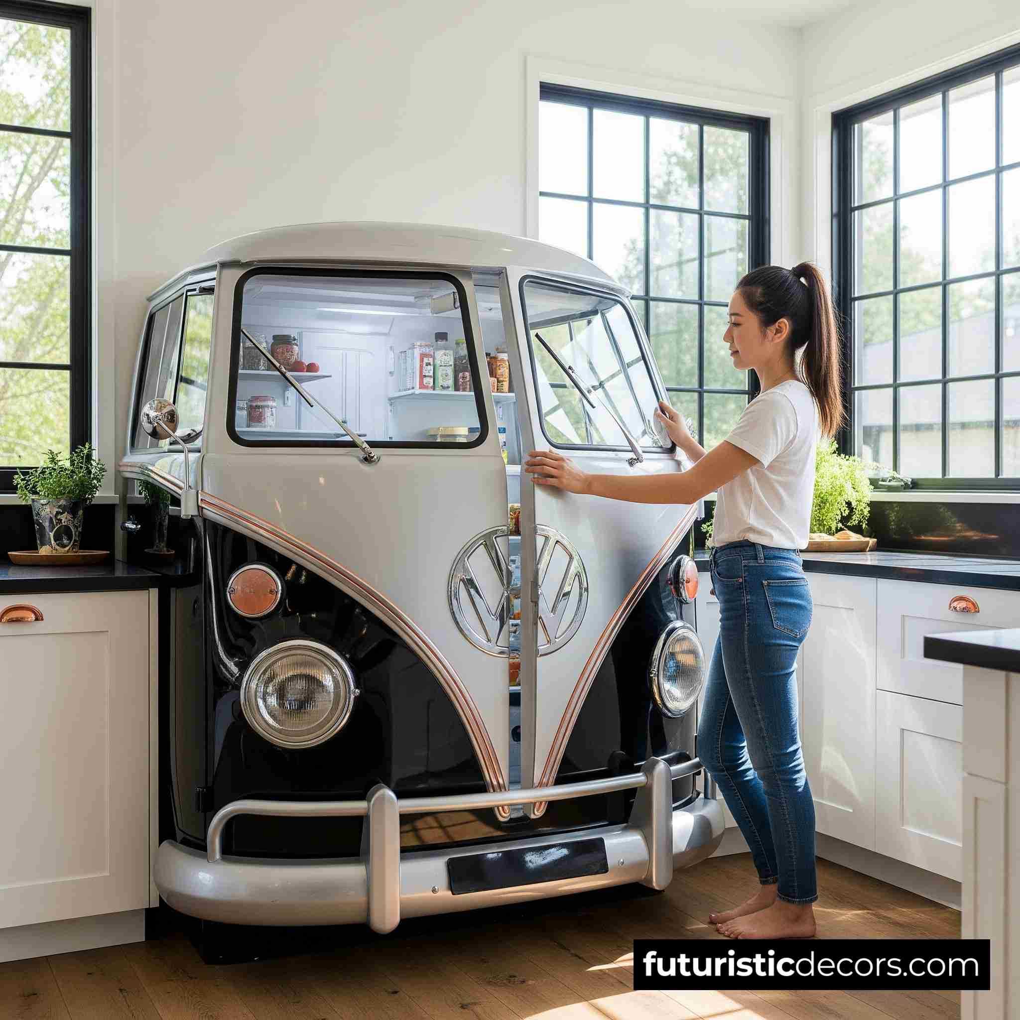 Volkswagen Hippy Bus Refrigerator
