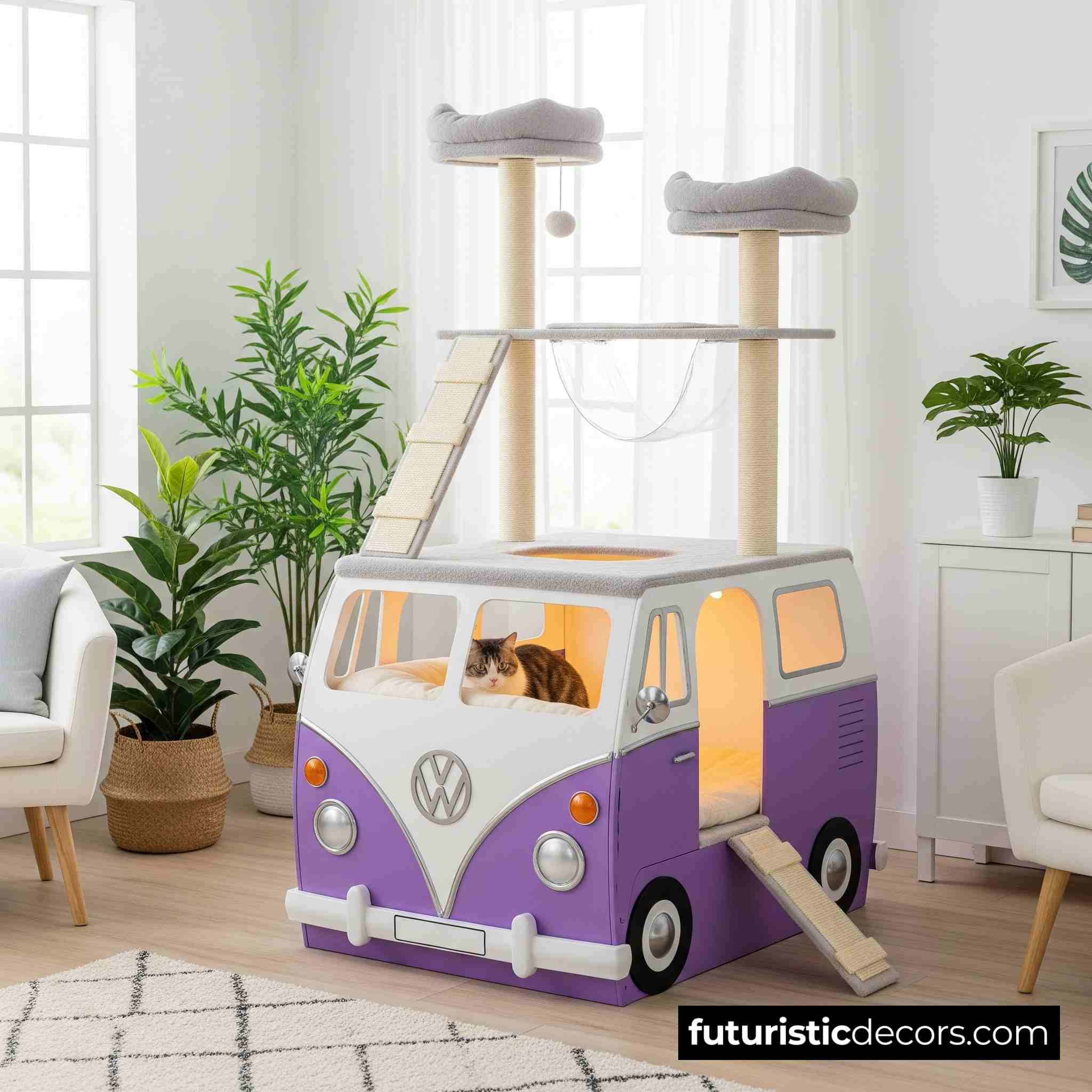 VW Bus Cat Tree