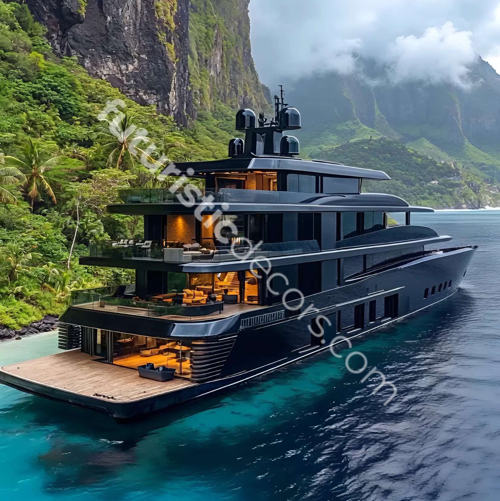 Yacht-Shaped Mansion