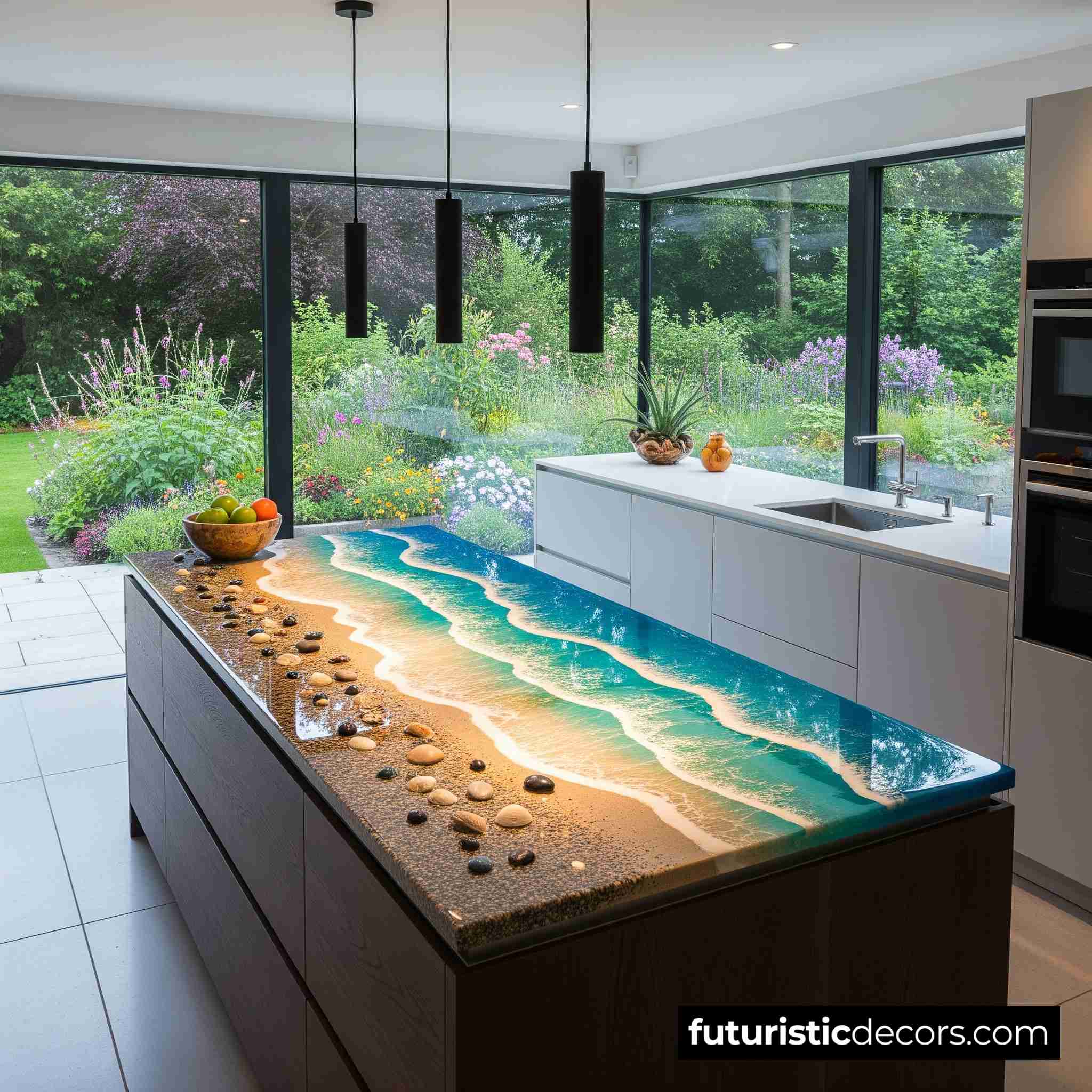 Beach Countertops Kitchen Islands