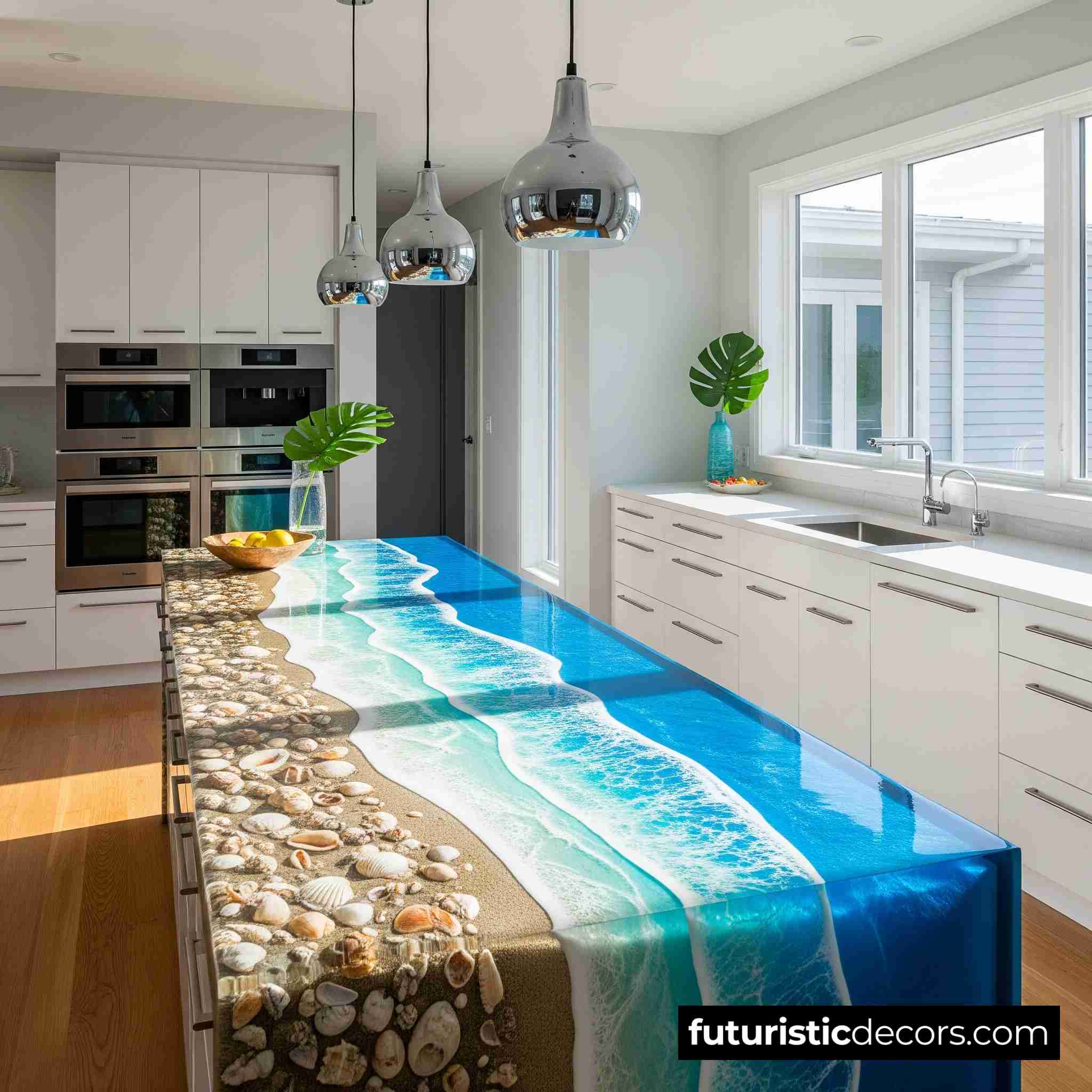 Beach Countertops Kitchen Islands