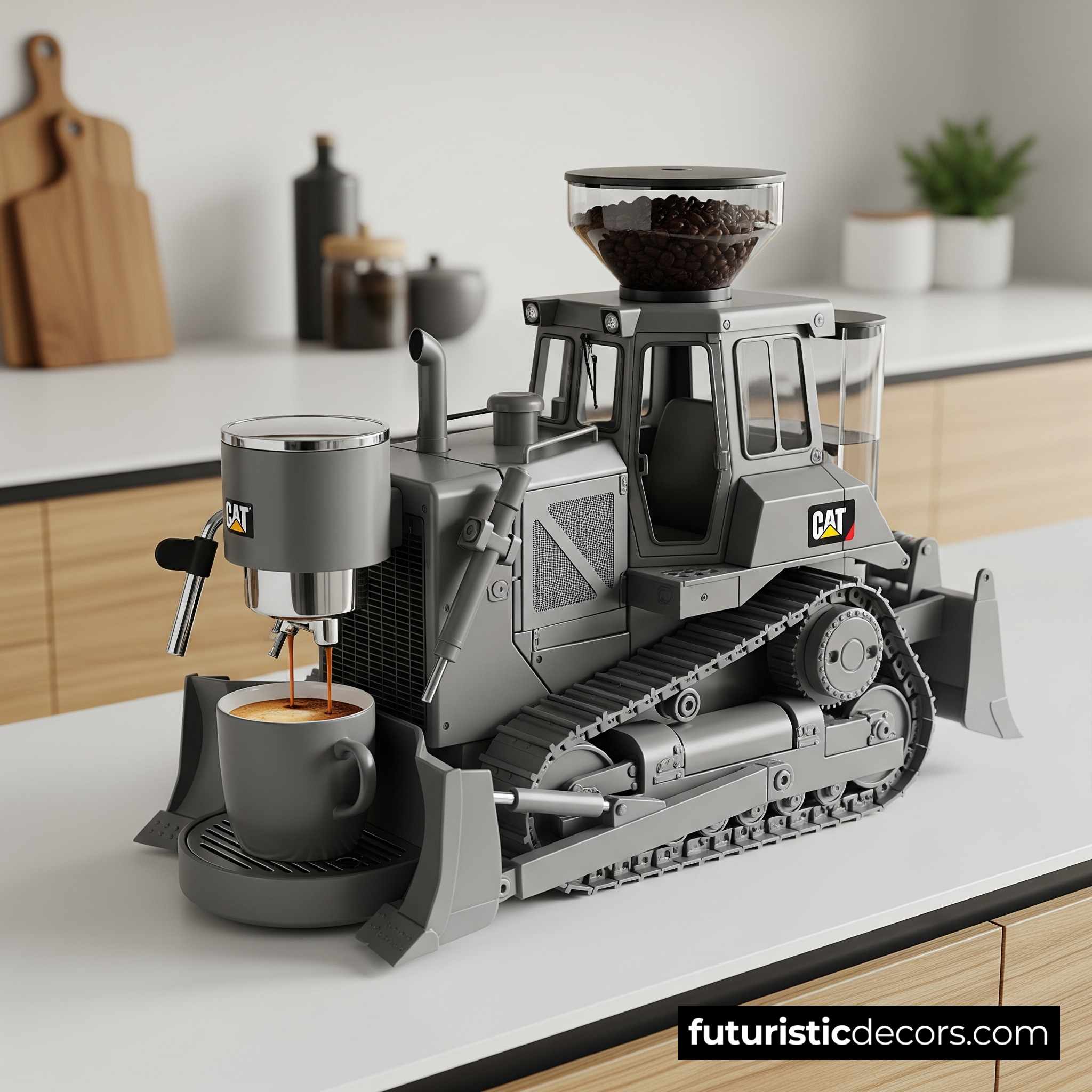 Bulldozer Coffee Machine