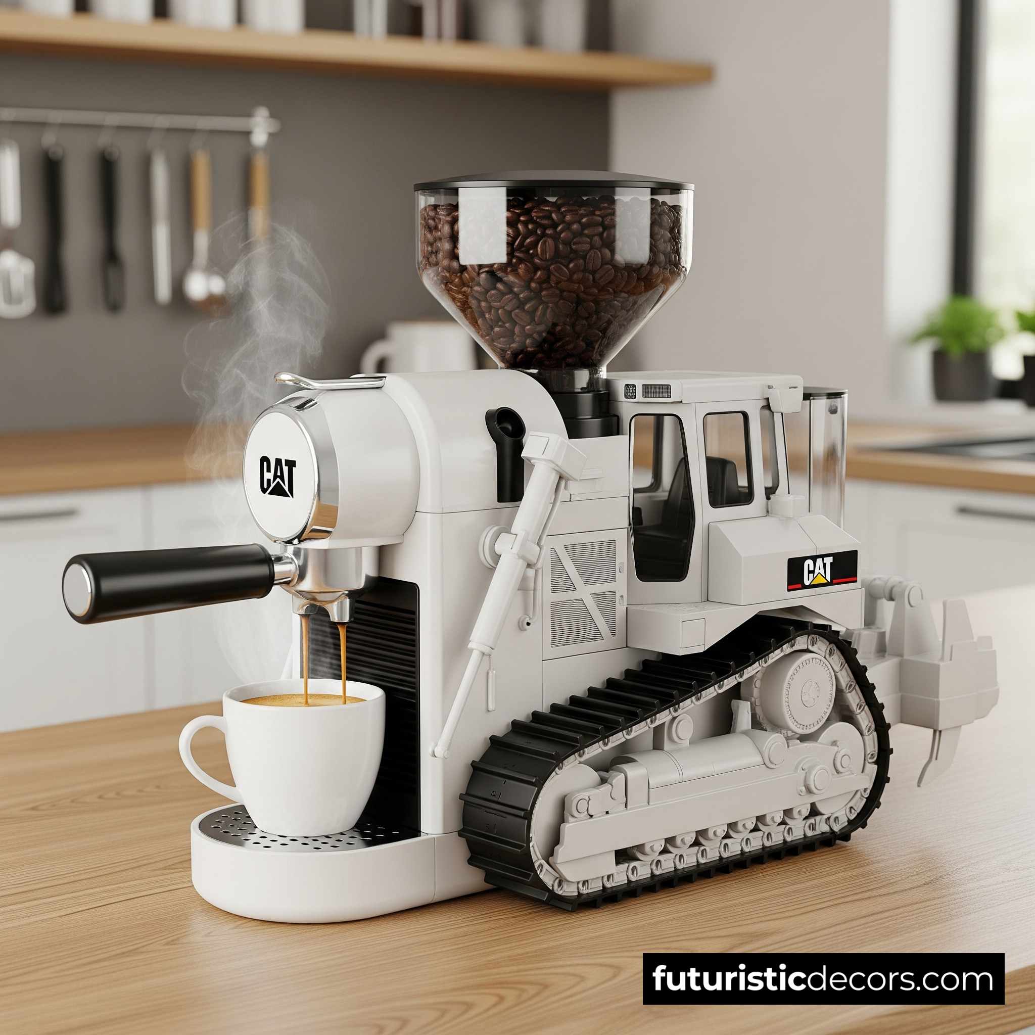 Bulldozer Coffee Machine