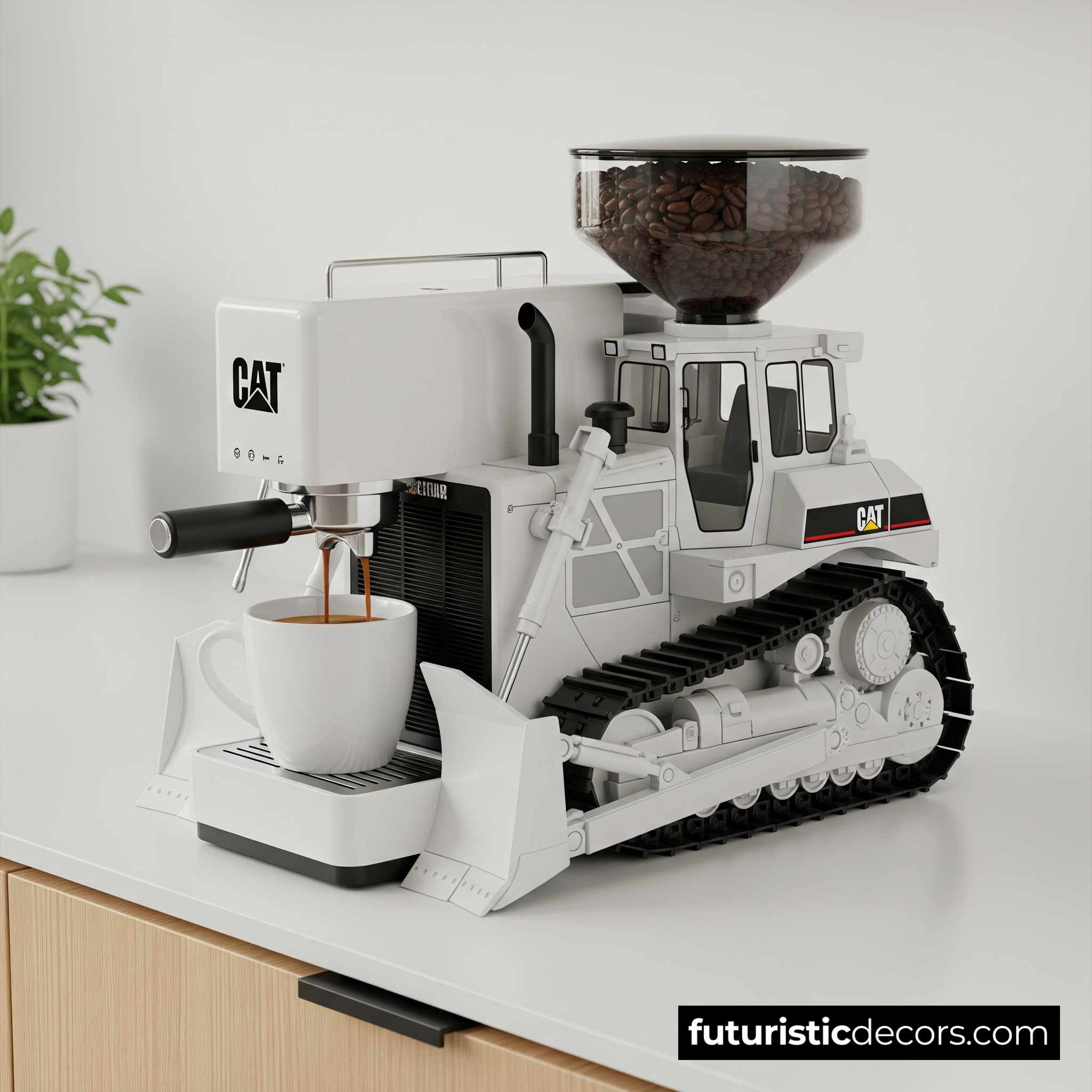 Bulldozer Coffee Machine