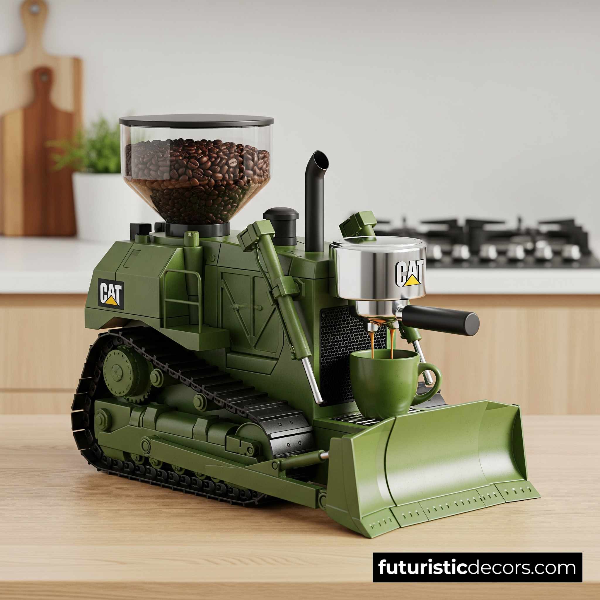 Bulldozer Coffee Machine