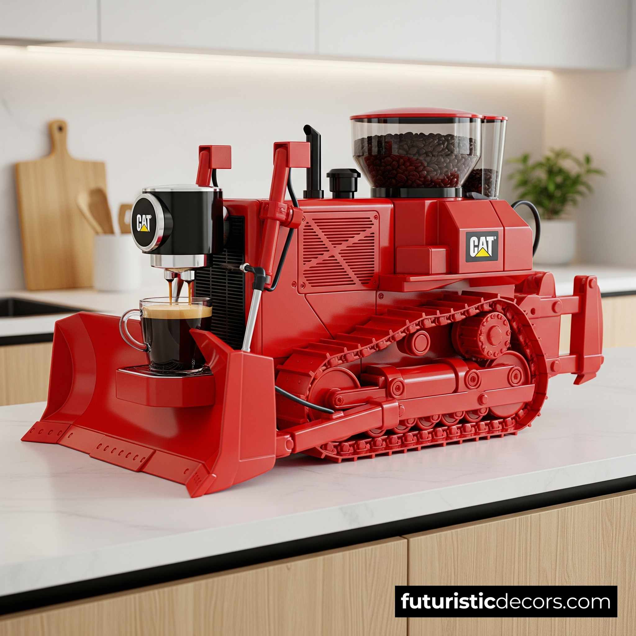 Bulldozer Coffee Machine