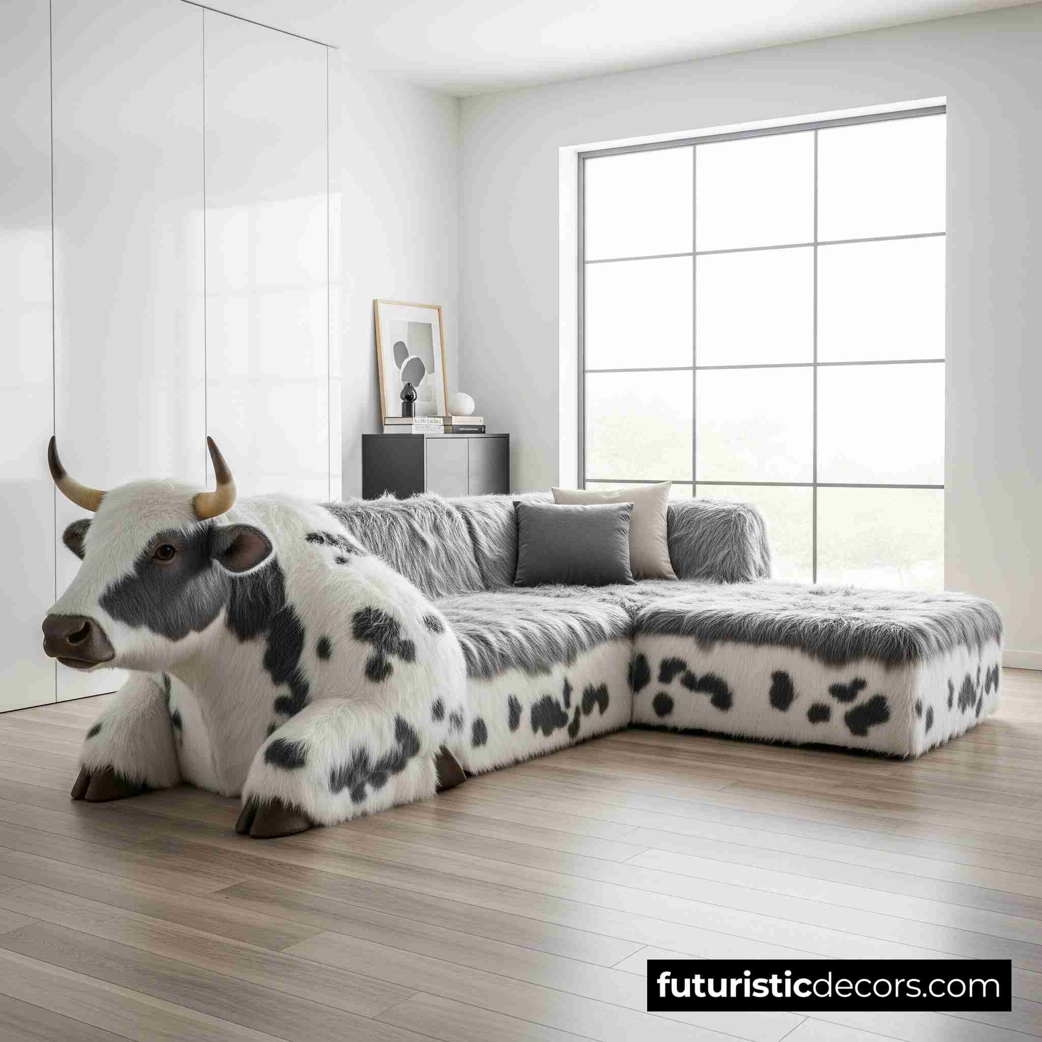 Cow-Shaped Sofa