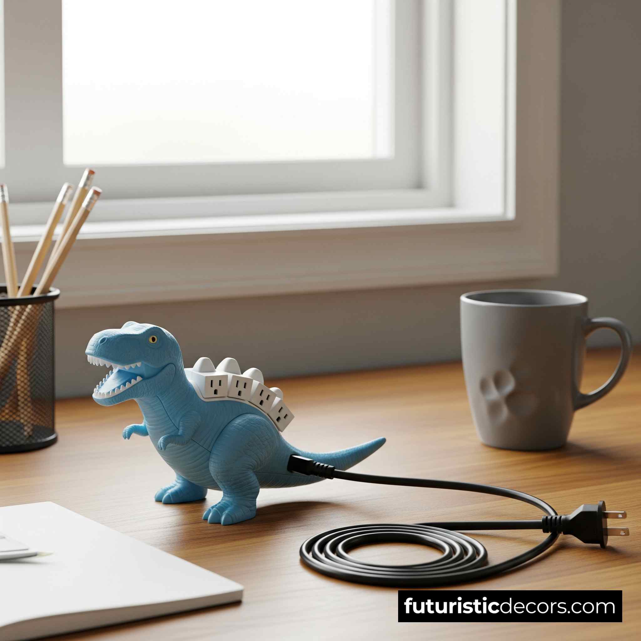 Dinosaur Surge Protector Plug