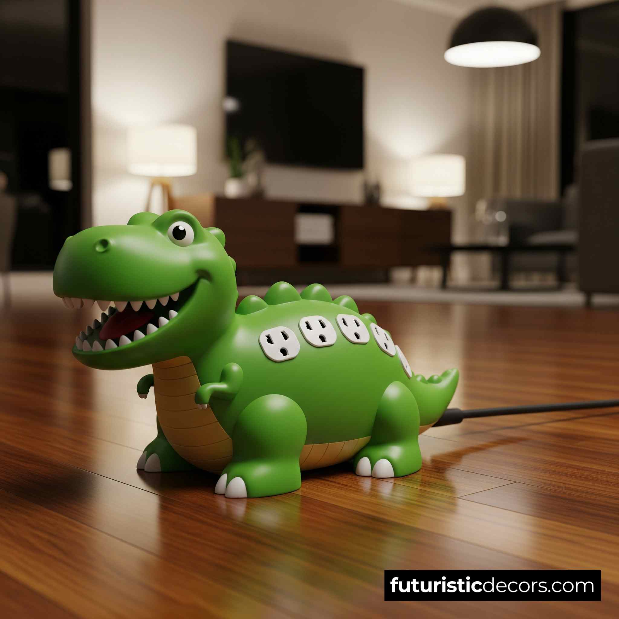 Dinosaur Surge Protector Plug