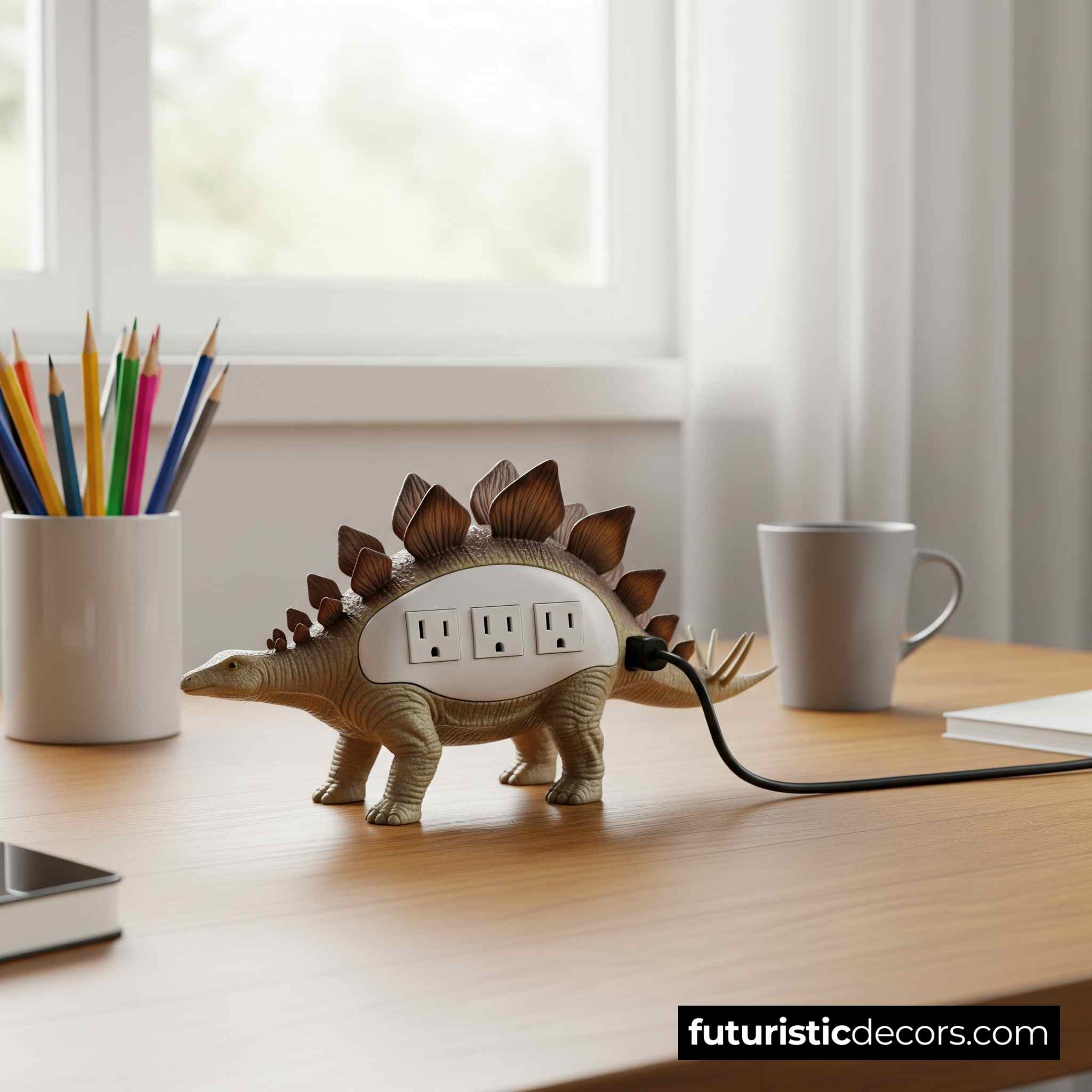 Dinosaur Surge Protector Plug