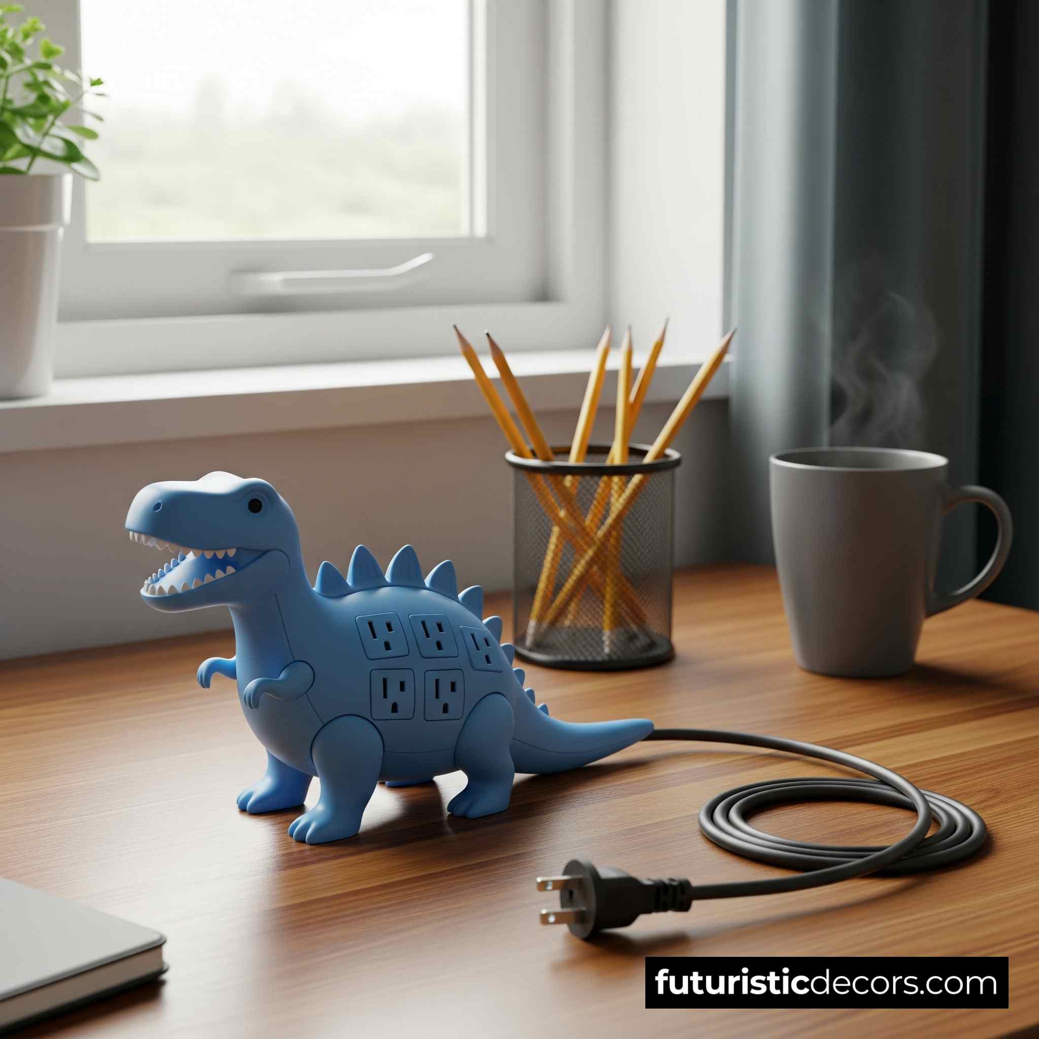 Dinosaur Surge Protector Plug