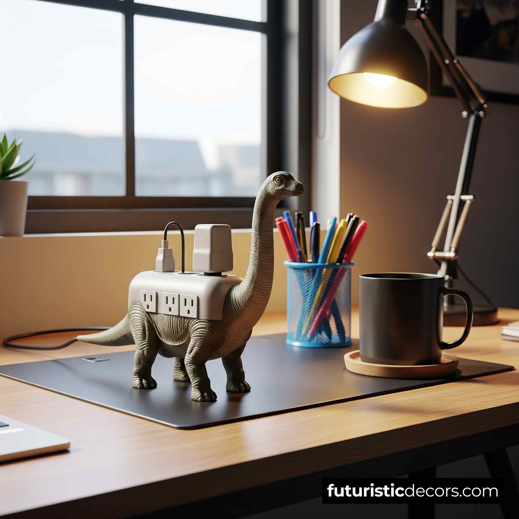 Dinosaur Surge Protector Plug