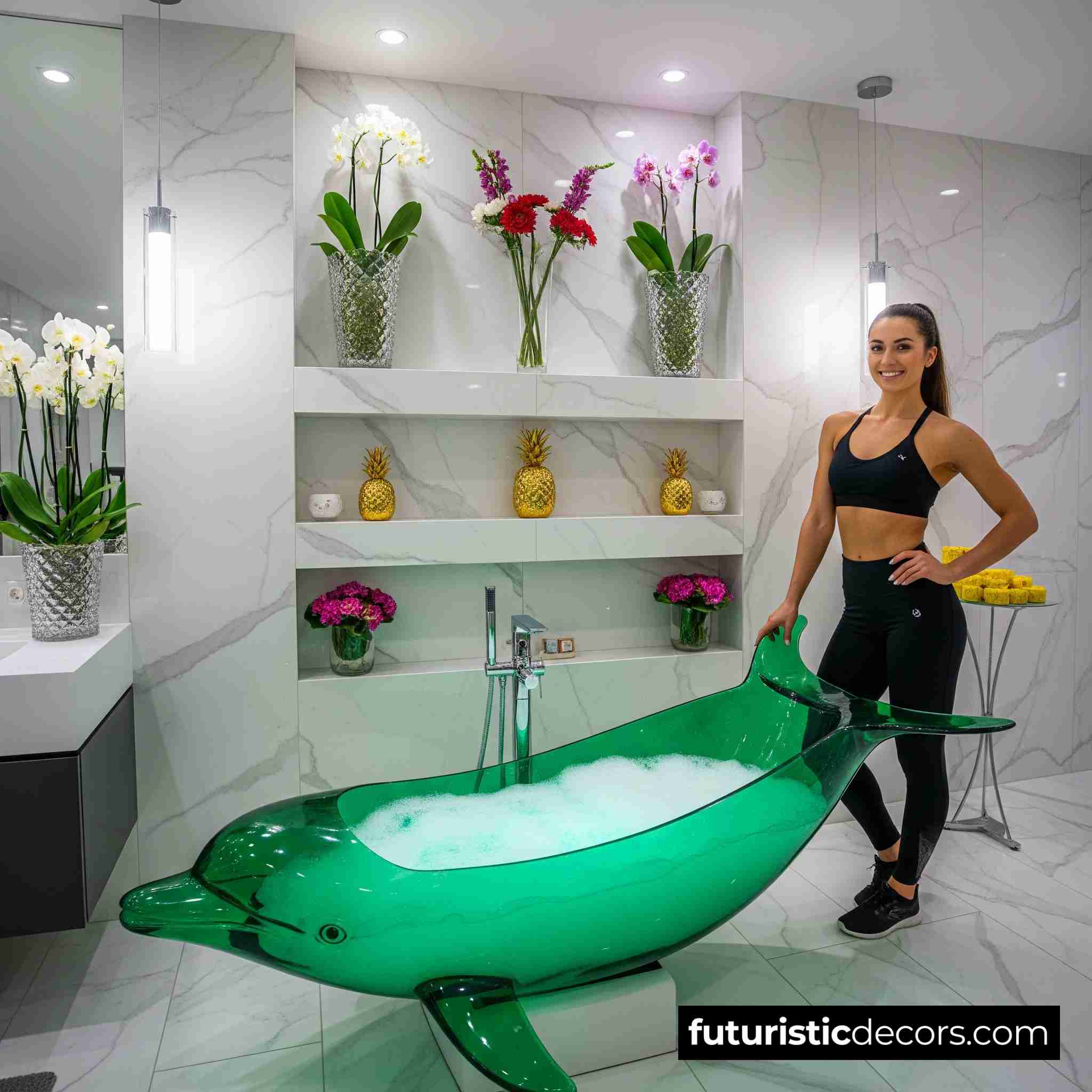 Dolphin shaped Bathtub