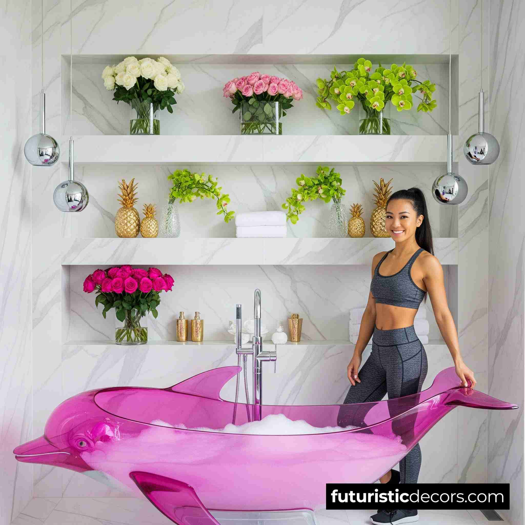 Dolphin shaped Bathtub