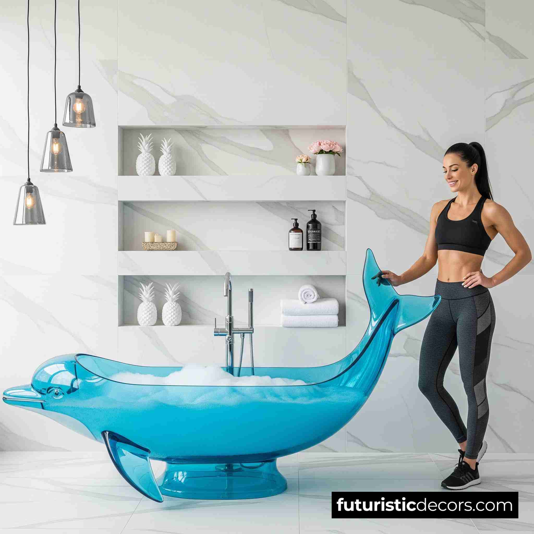 Dolphin shaped Bathtub