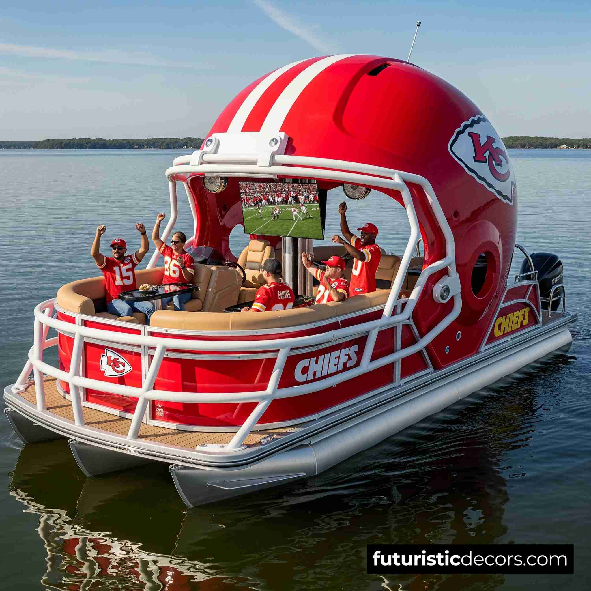 Football Helmet Pontoons