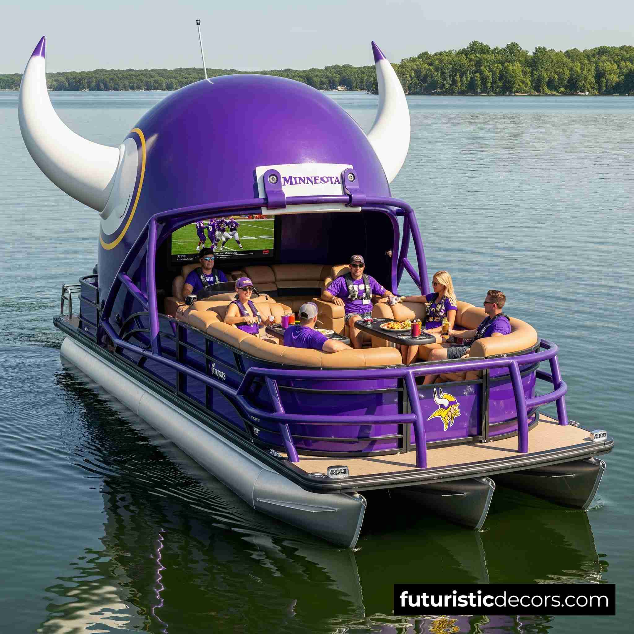 Football Helmet Pontoons