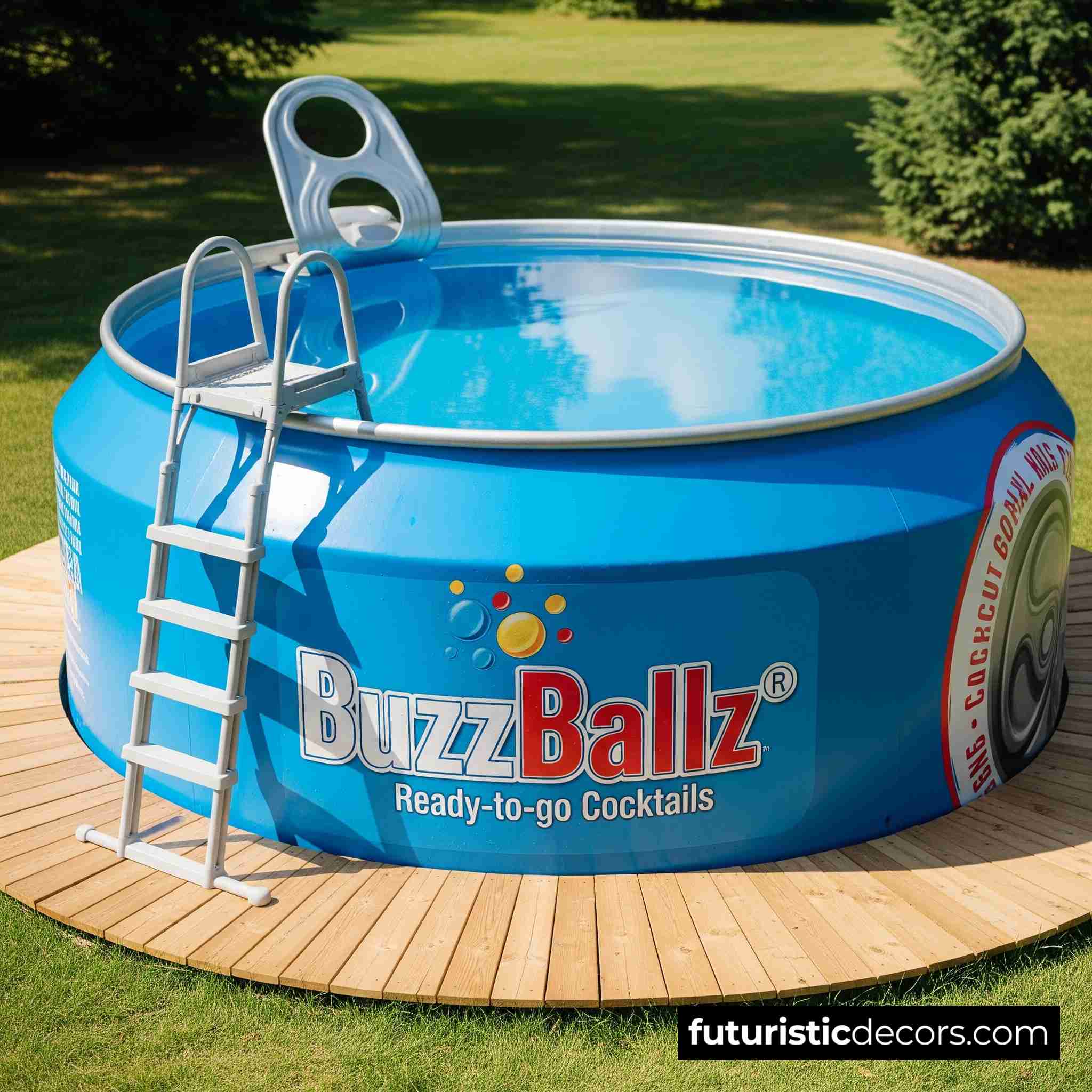 BuzzBallz shaped pool
