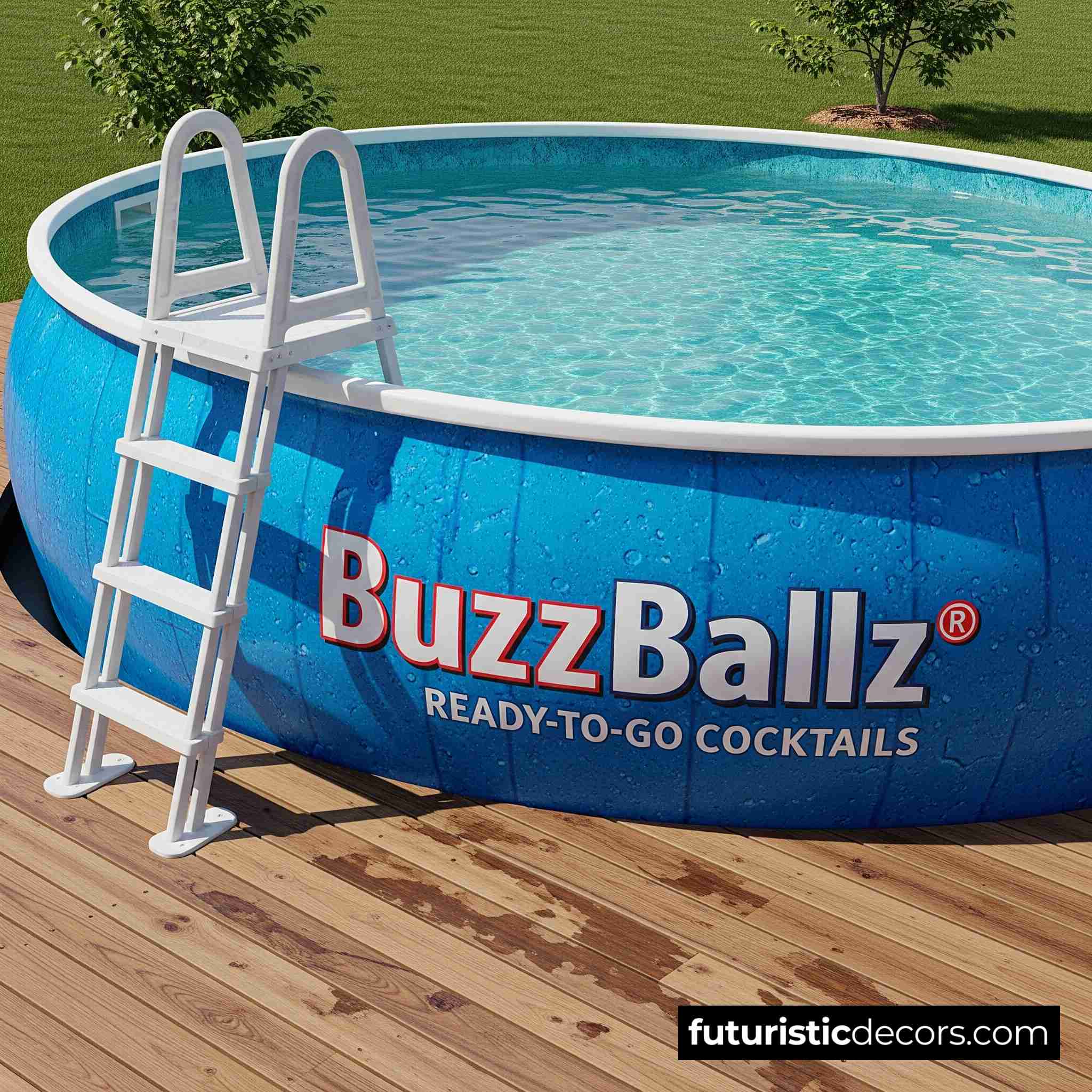 BuzzBallz shaped pool