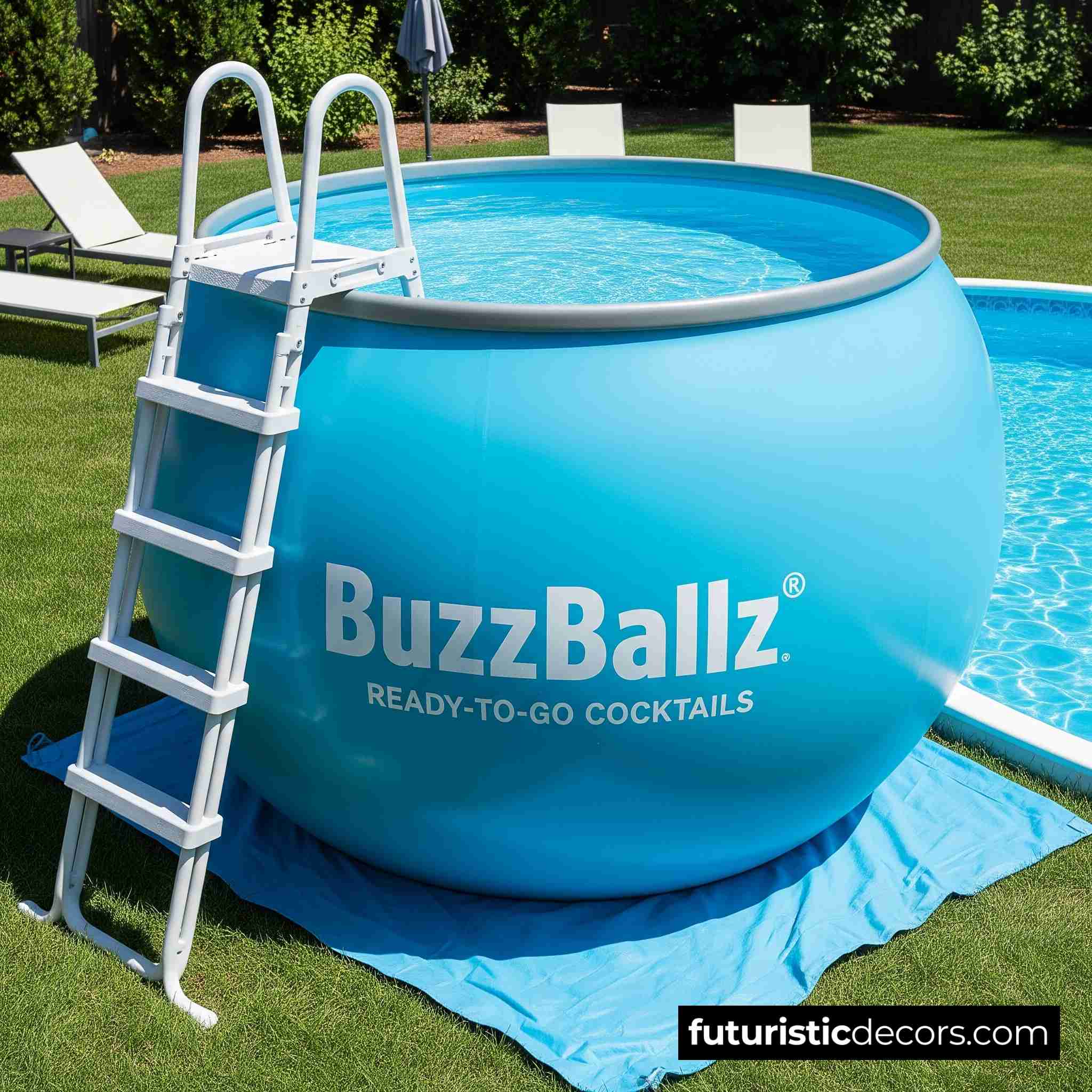 BuzzBallz shaped pool