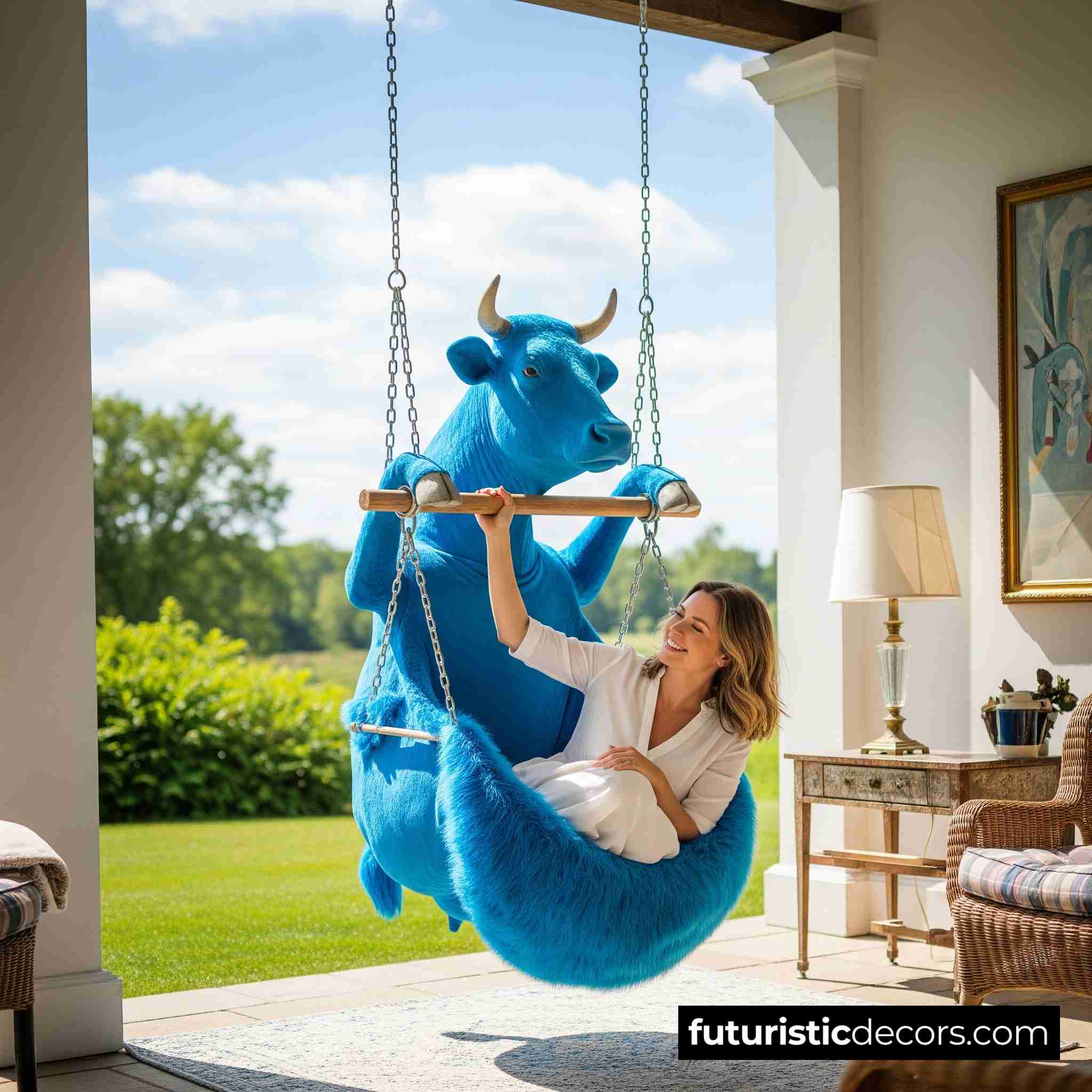 Hanging Cow shaped Lounger