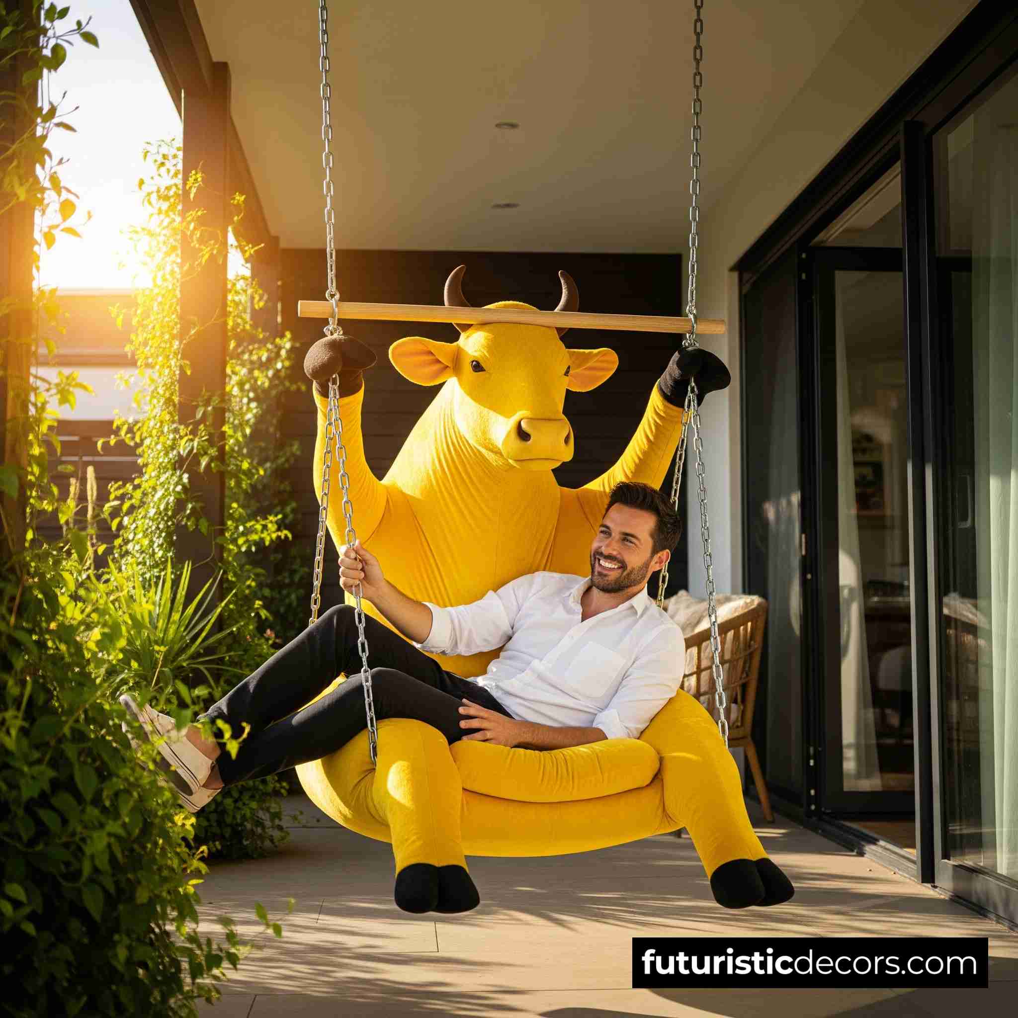 Hanging Cow shaped Lounger