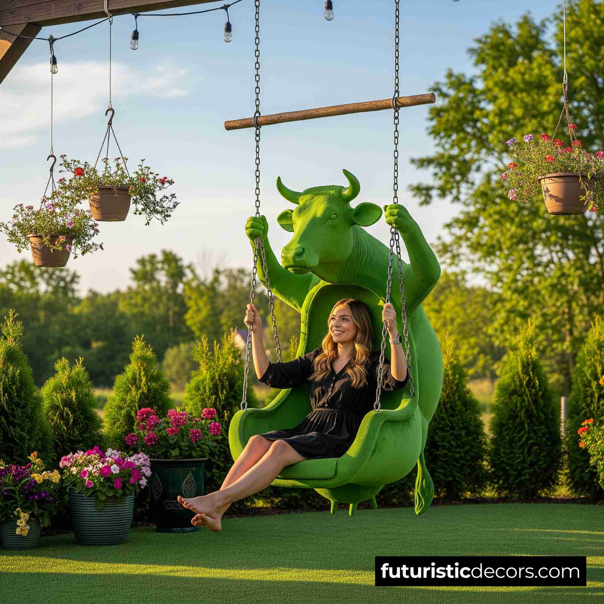Hanging Cow shaped Lounger