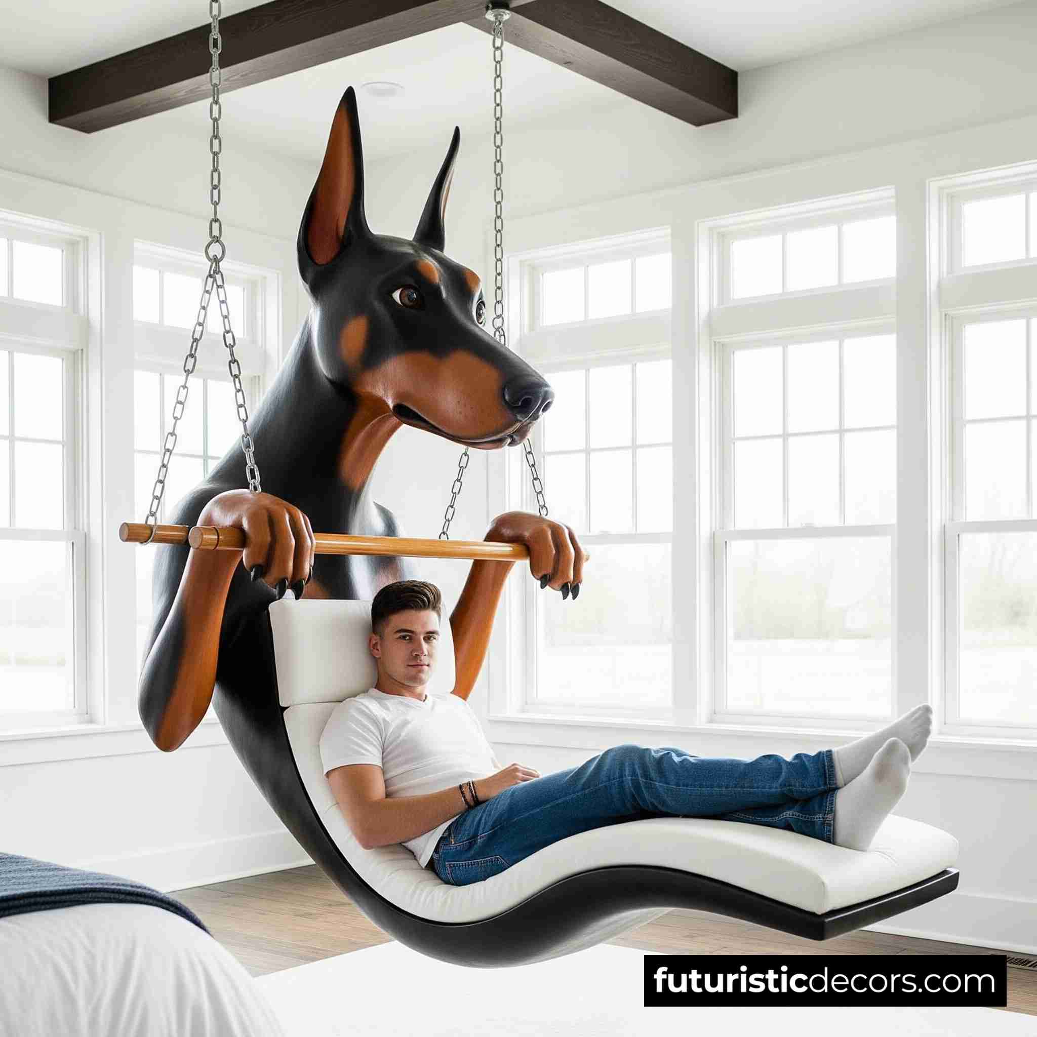 Hanging Dog Shaped Loungers